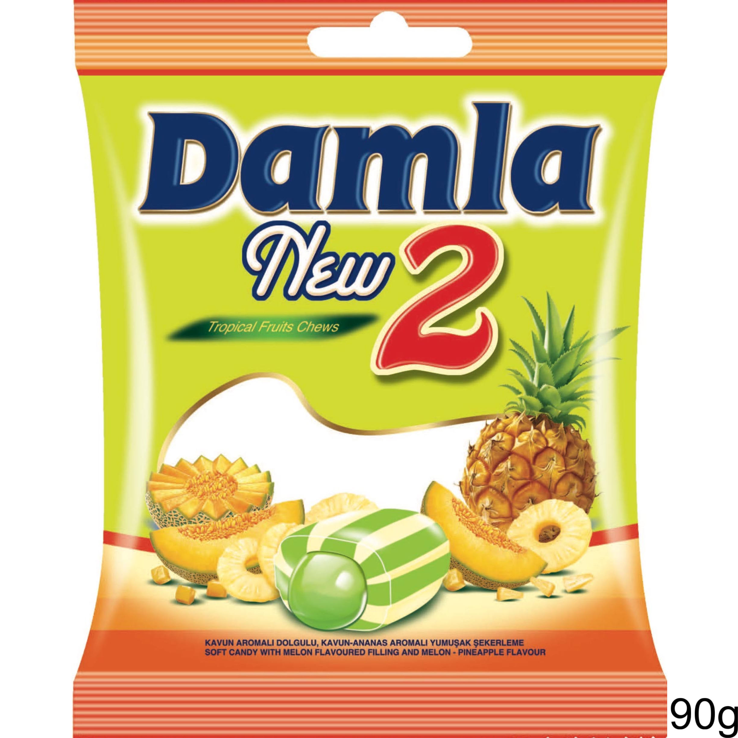 Tayas 90 g Damla New 2 Tropical Fruits Ananas