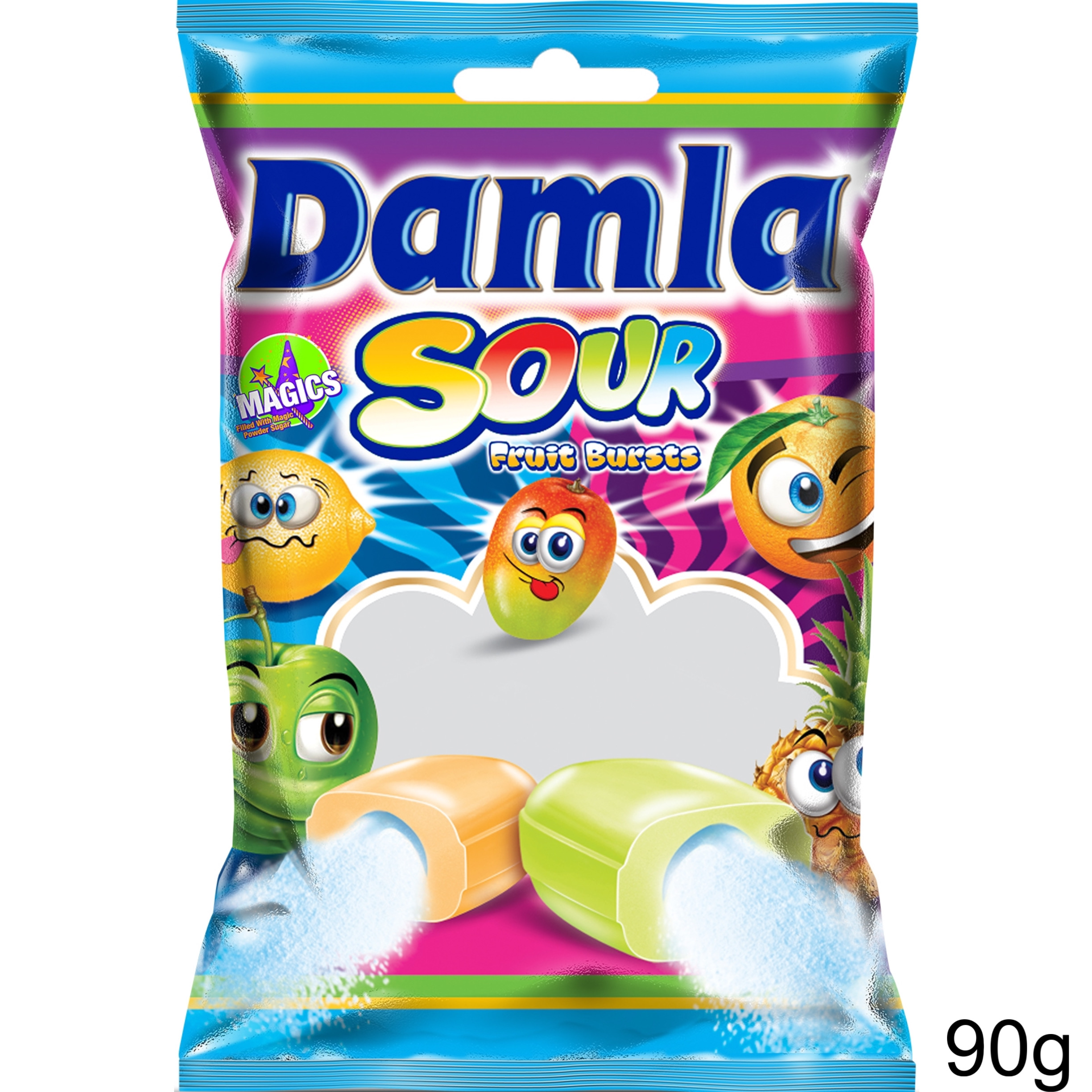 Tayas 90 g Damla Sour Fruit Bursts