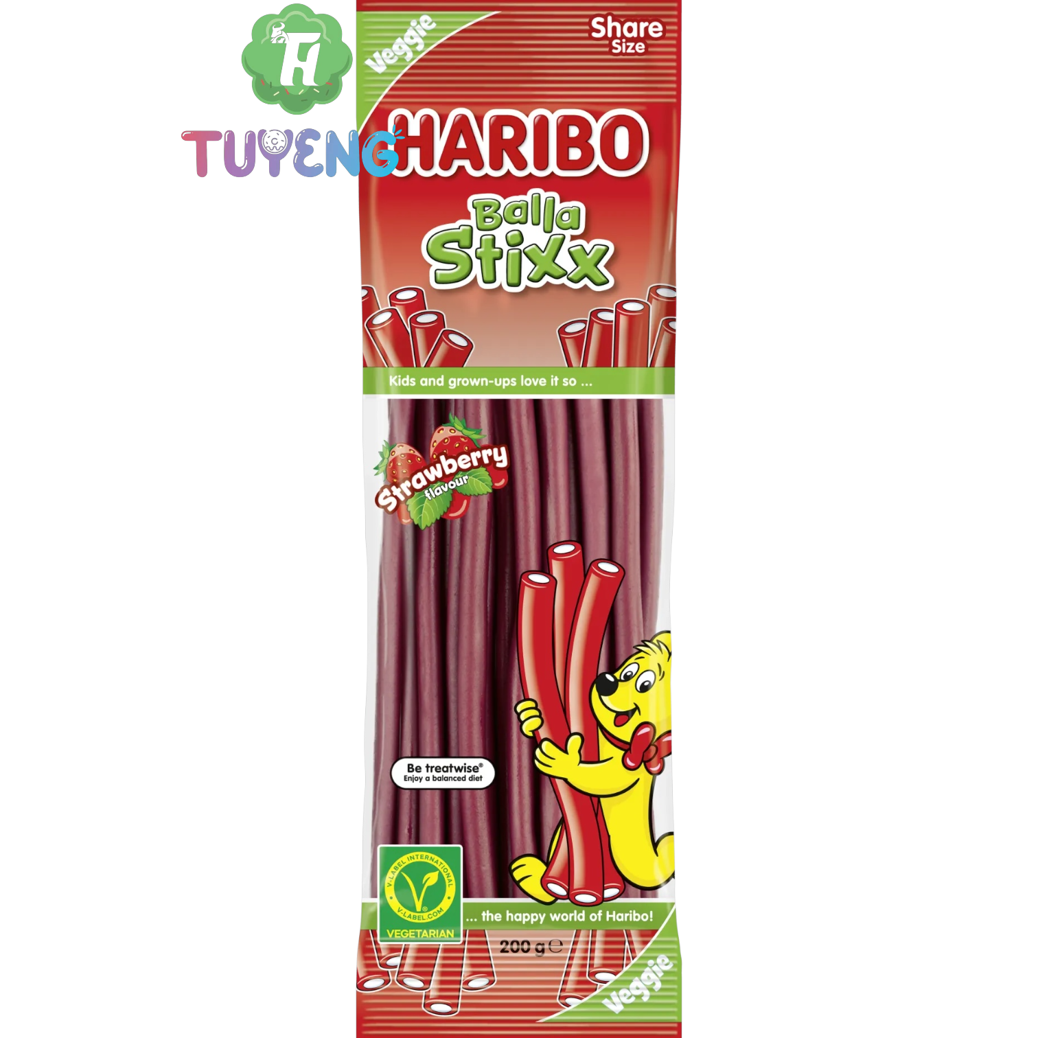HARIBO Balla Stixx Strawberry 170 g