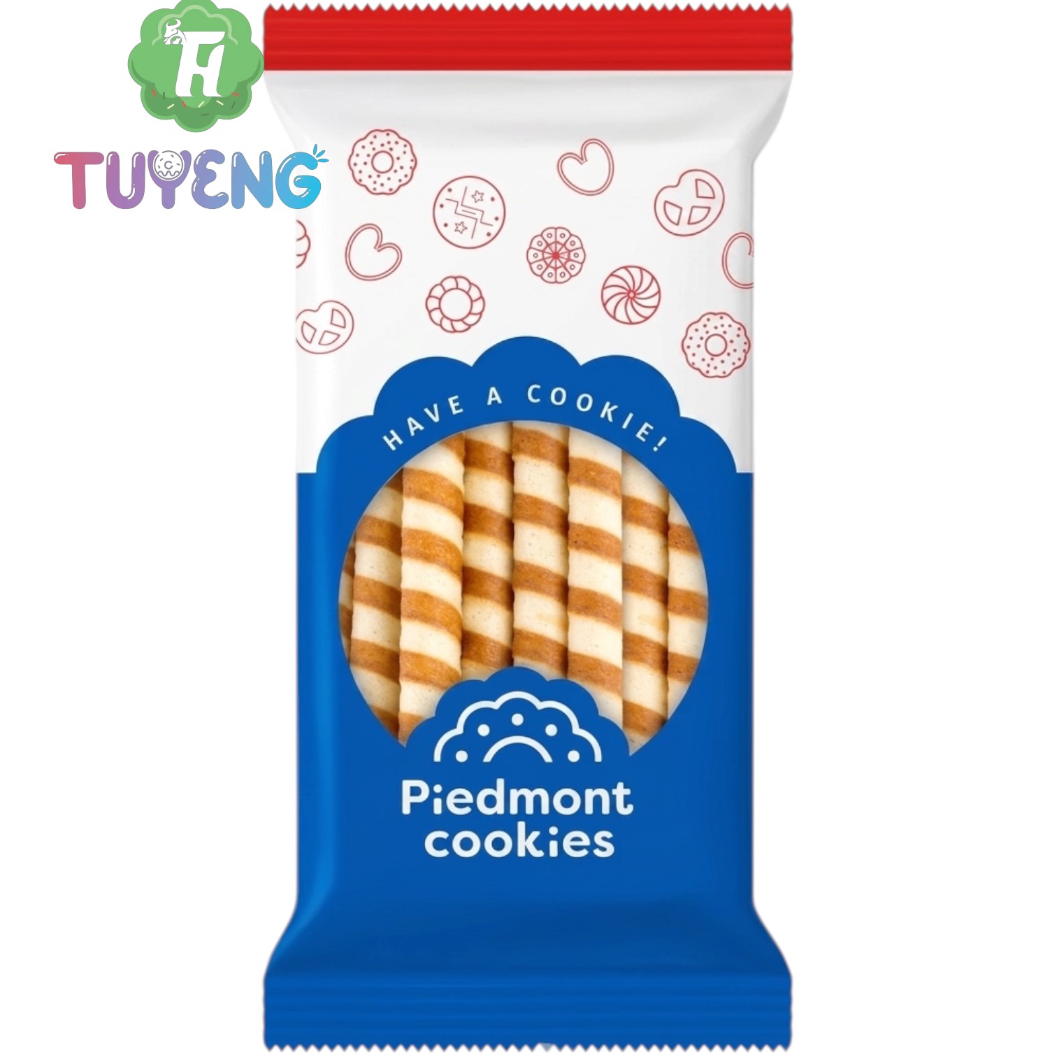 Piedmont Cookies Wafer Rolls Vanilla 160 g