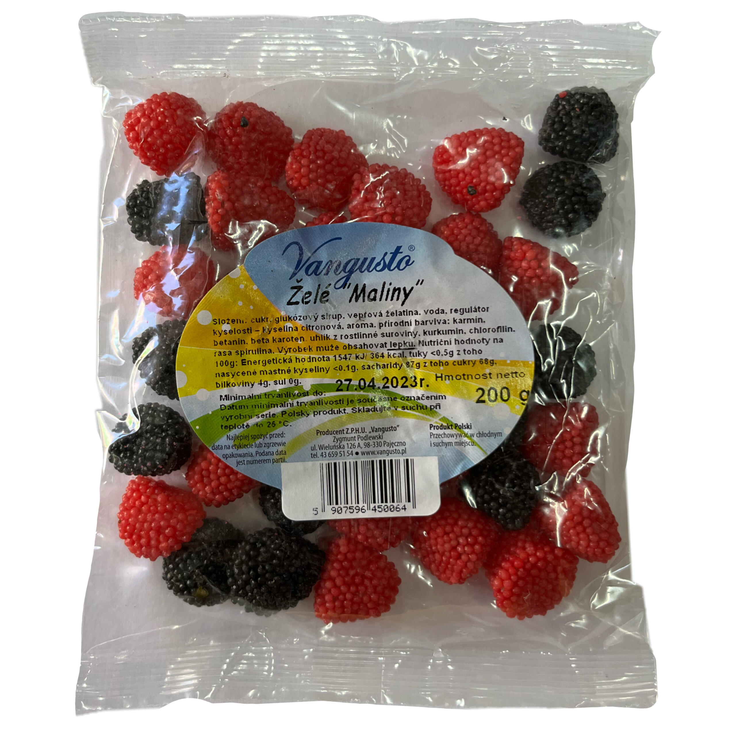 Vangusto 200 g Želé “Maliny”