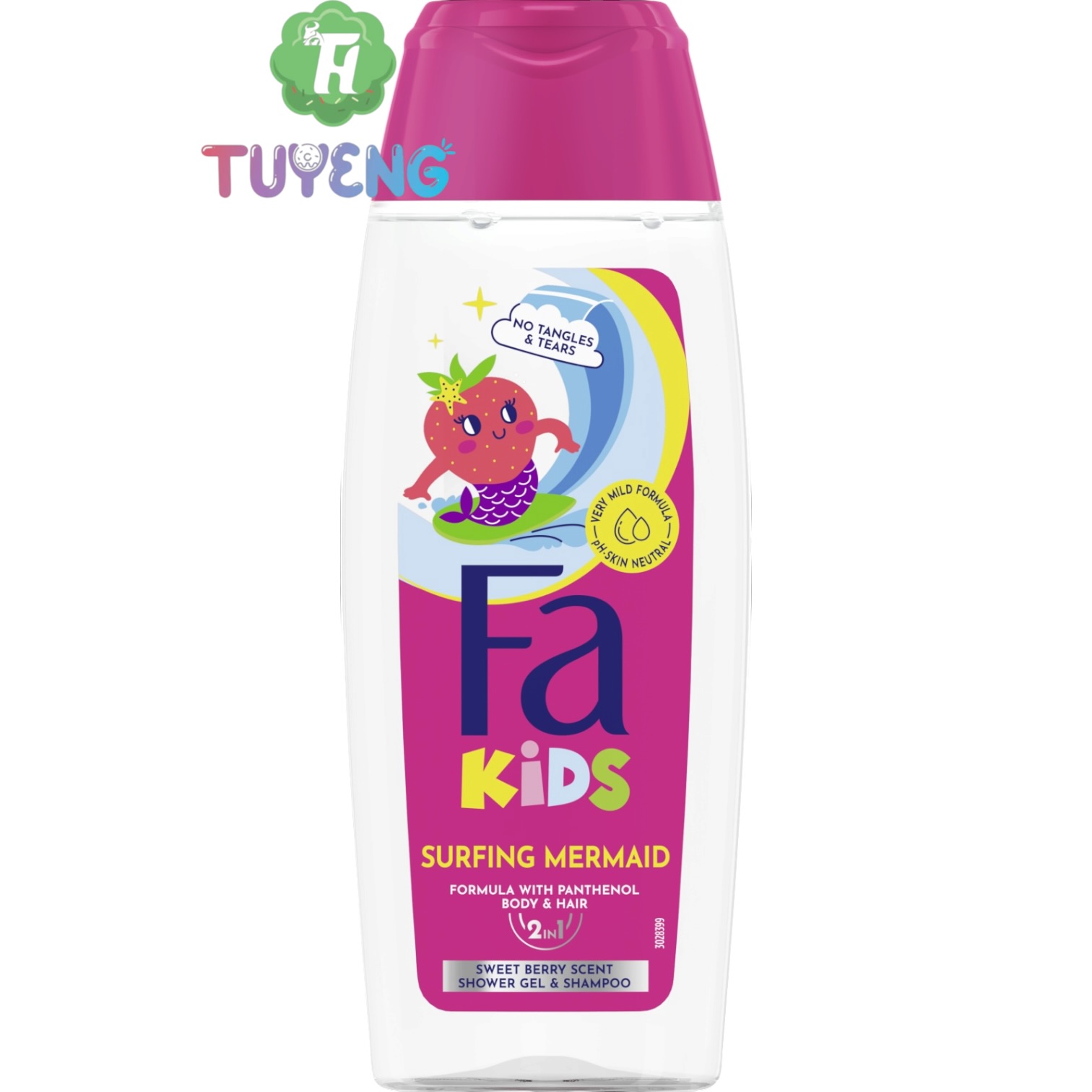 FA 250 ml Kids Sprchový Gel surfing mermaid