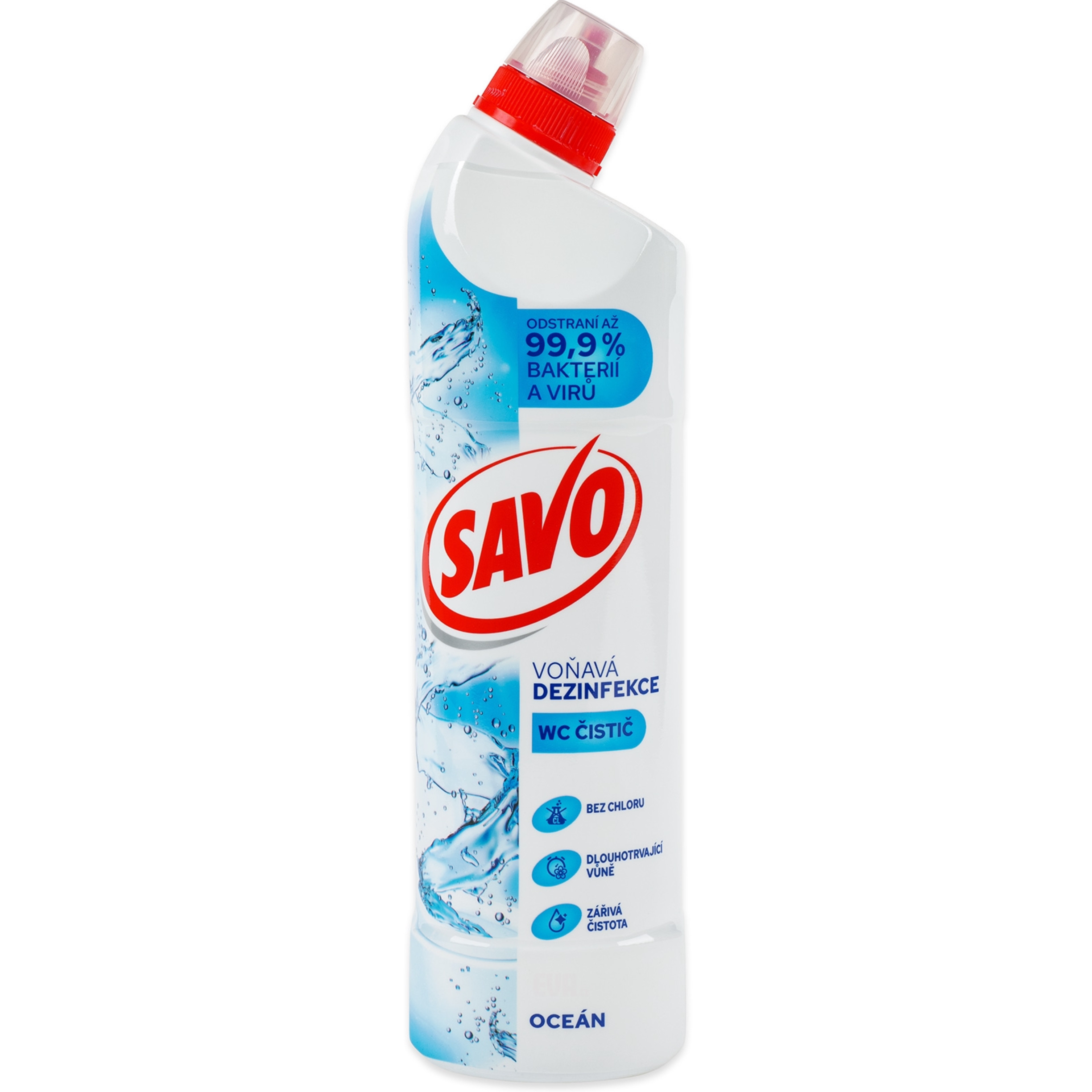 SAVO Voňaný WC Čistič Oceán 700 ml