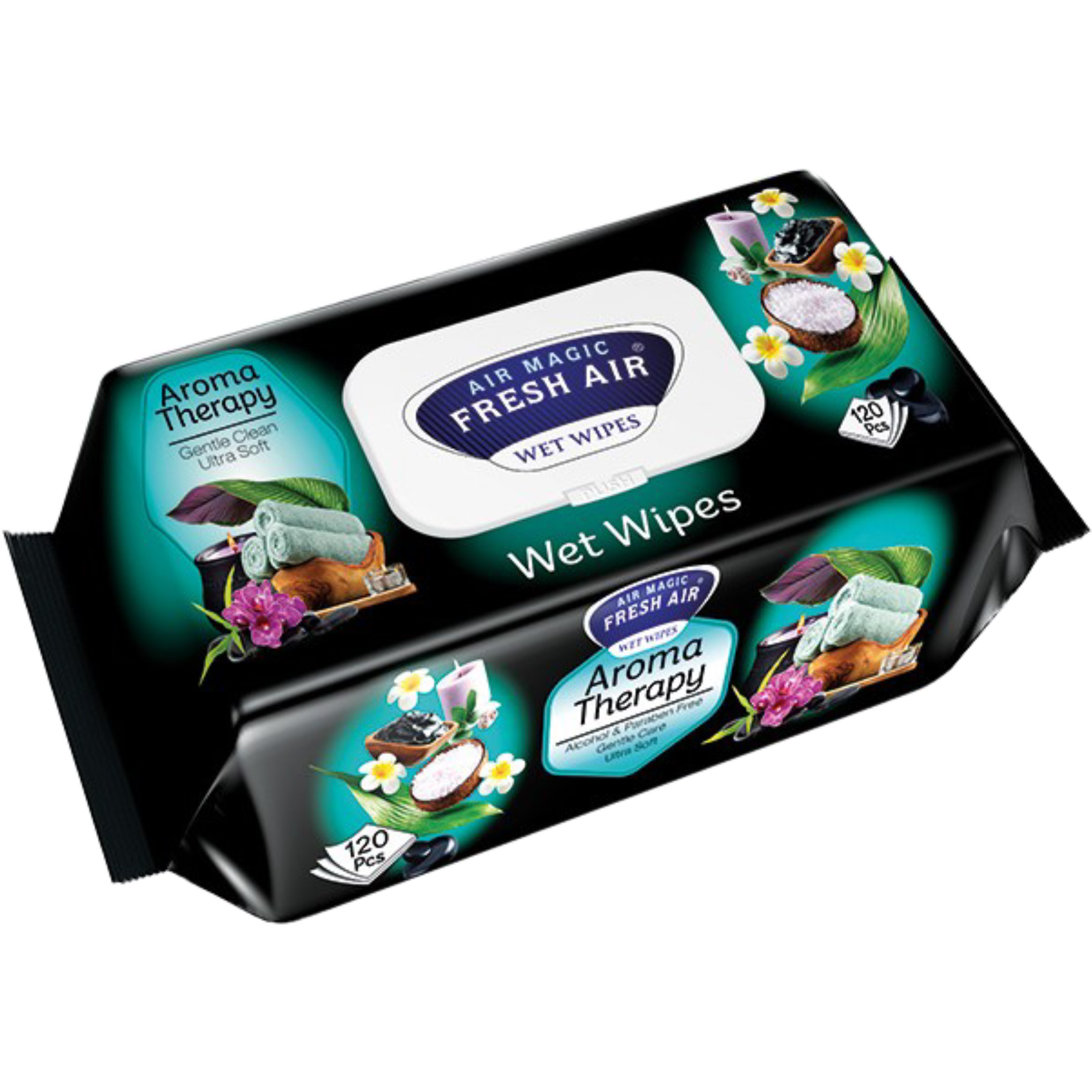 FRESH AIR Vlhčené Ubrousky Aroma Therapy 120 ks