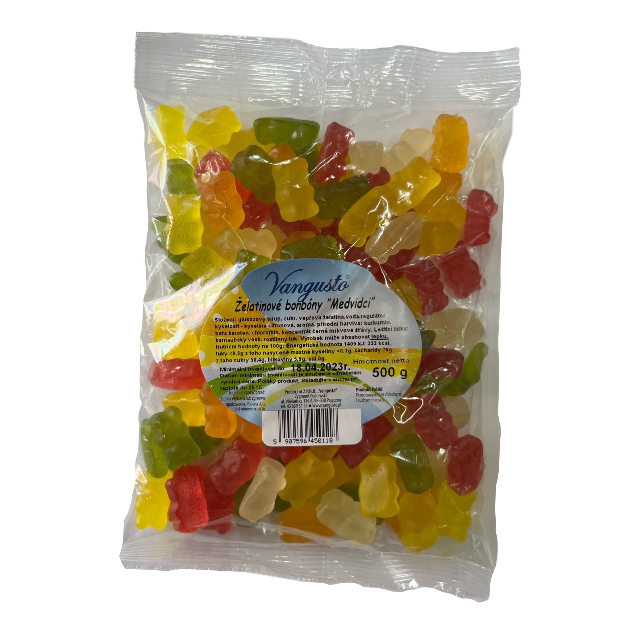 Vangusto 500 g Želatinové Bonbóny “Medvidcí”