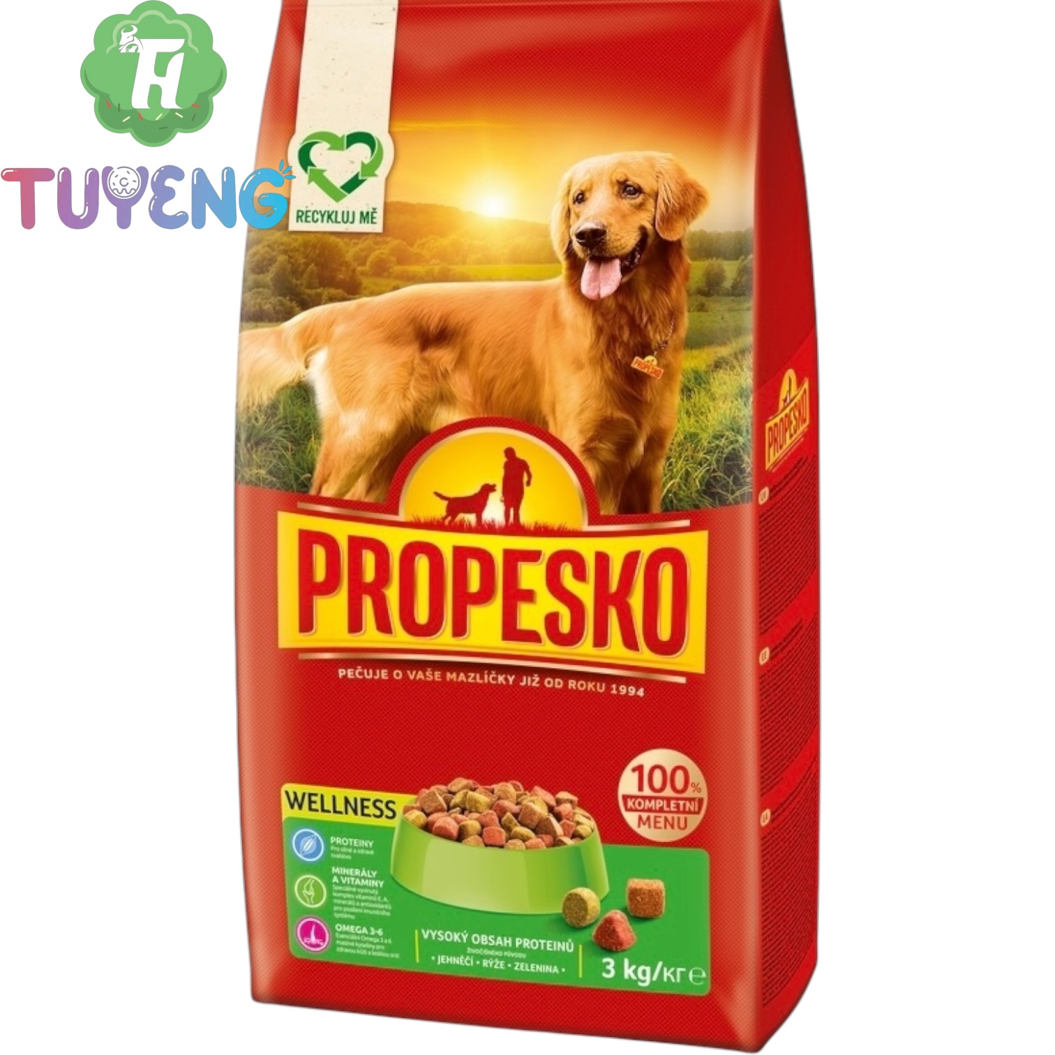 PROPESKO 3 kg granule pes Wellness