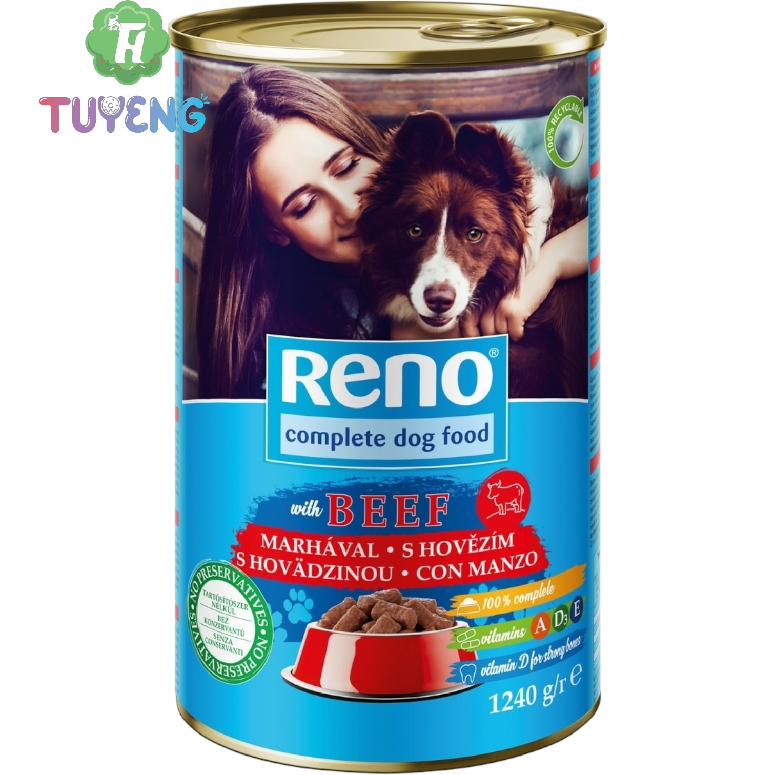 RENO 1240 g Kousky Pes Hovězí
