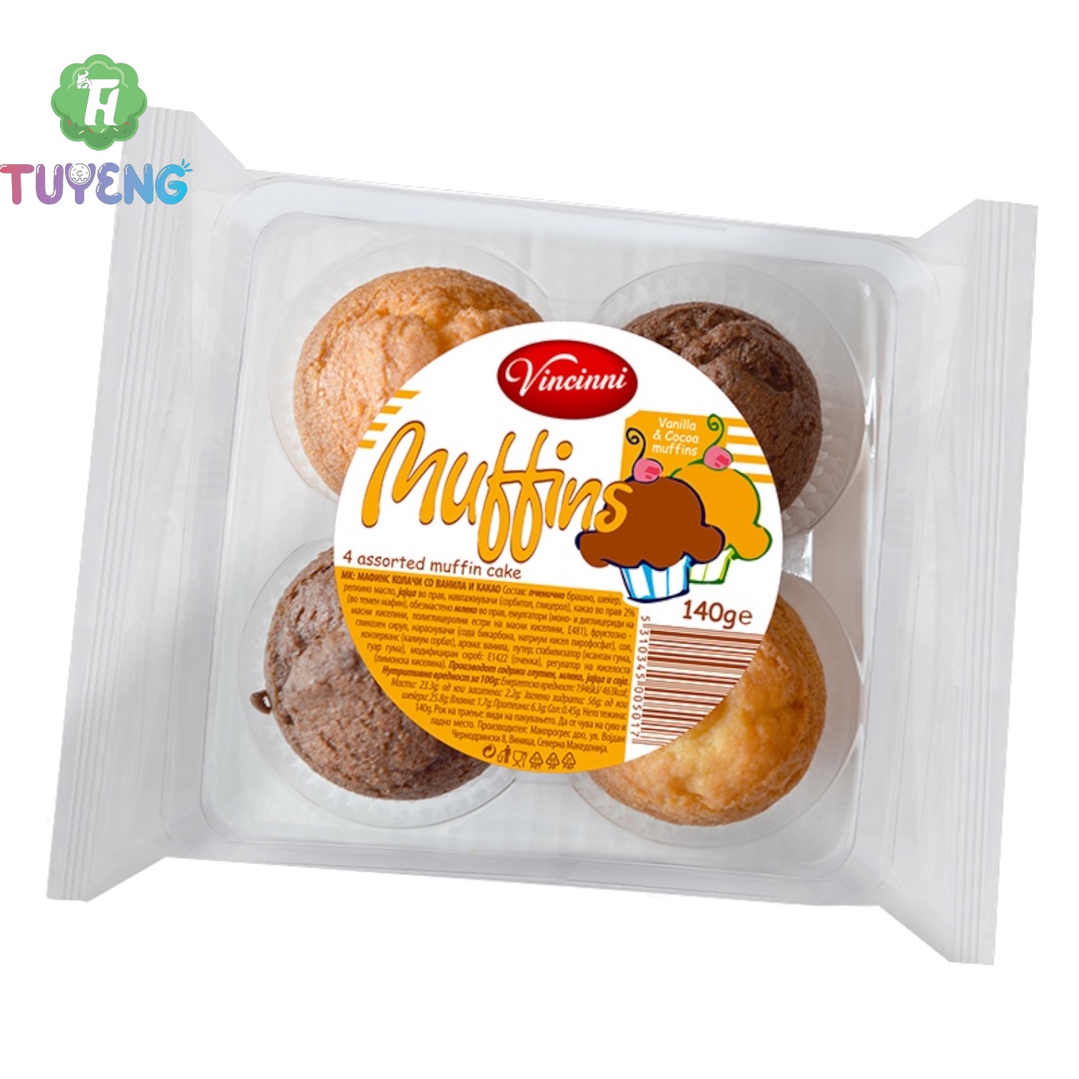 VINCINNI Muffin 140 g