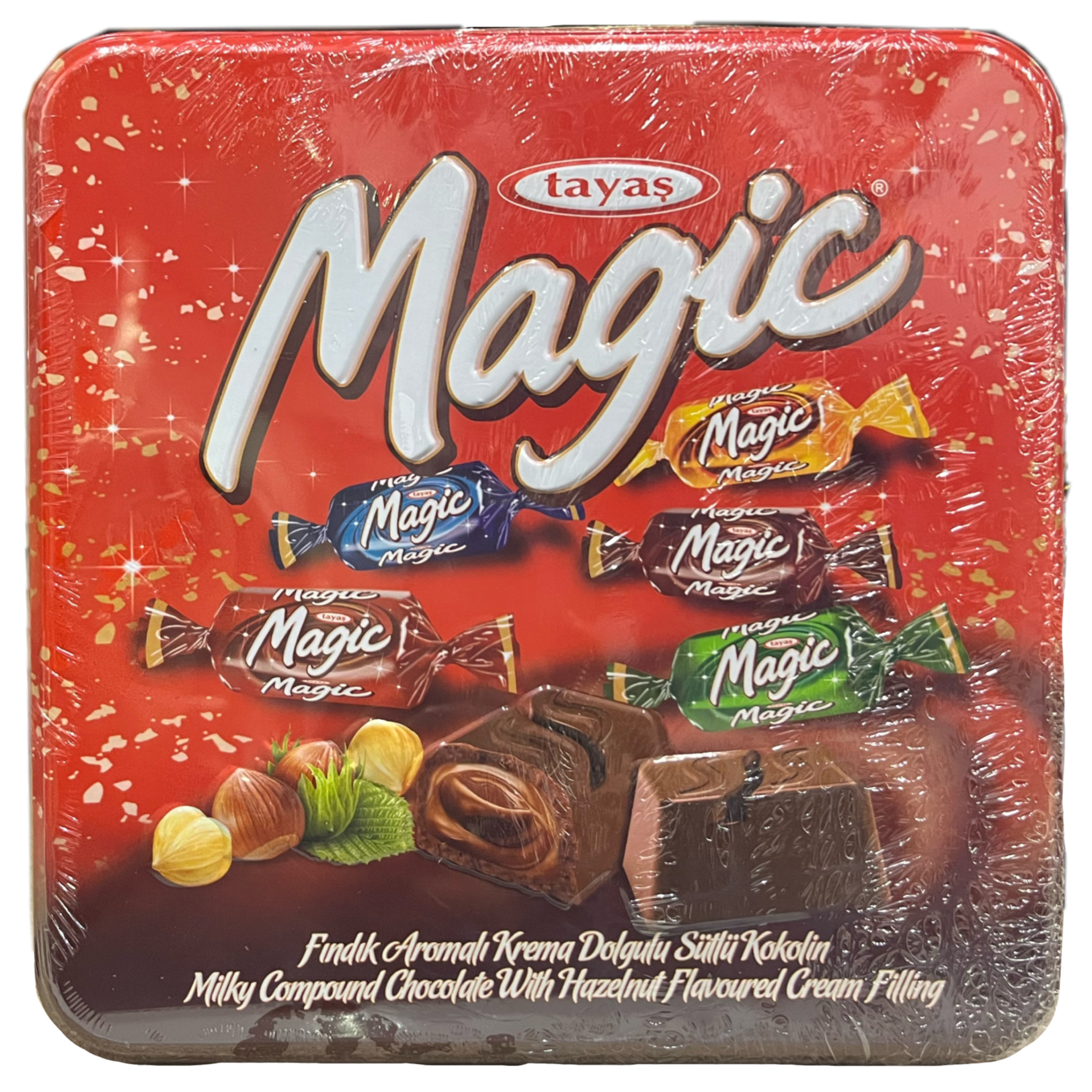 TAYAS Magic Milky Compound Chocolate With Hazelnut Flavoured 5x500g