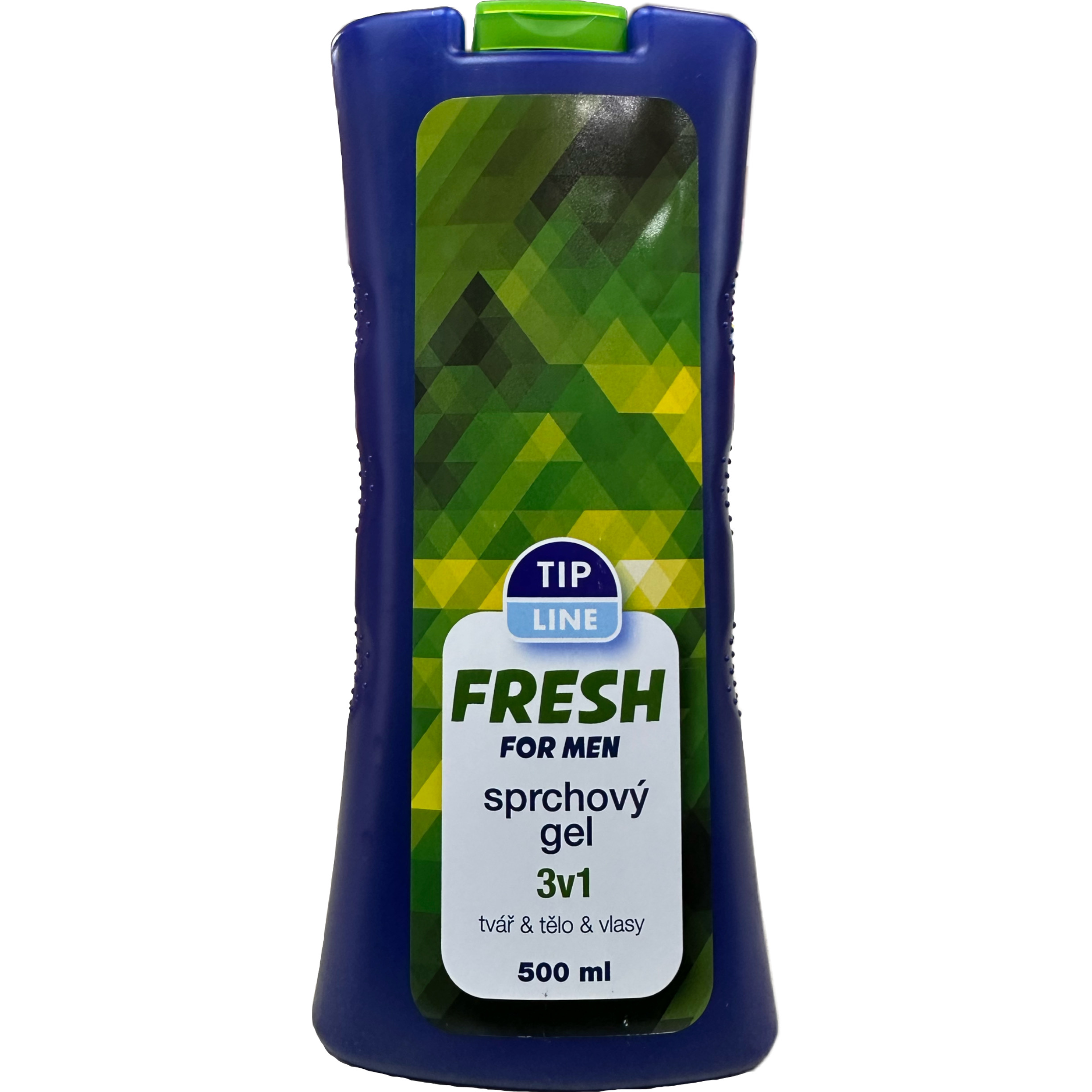 TIP Line Fresh For Men Sprchový Gel Tvář& Tělo& Vlasy 500 ml