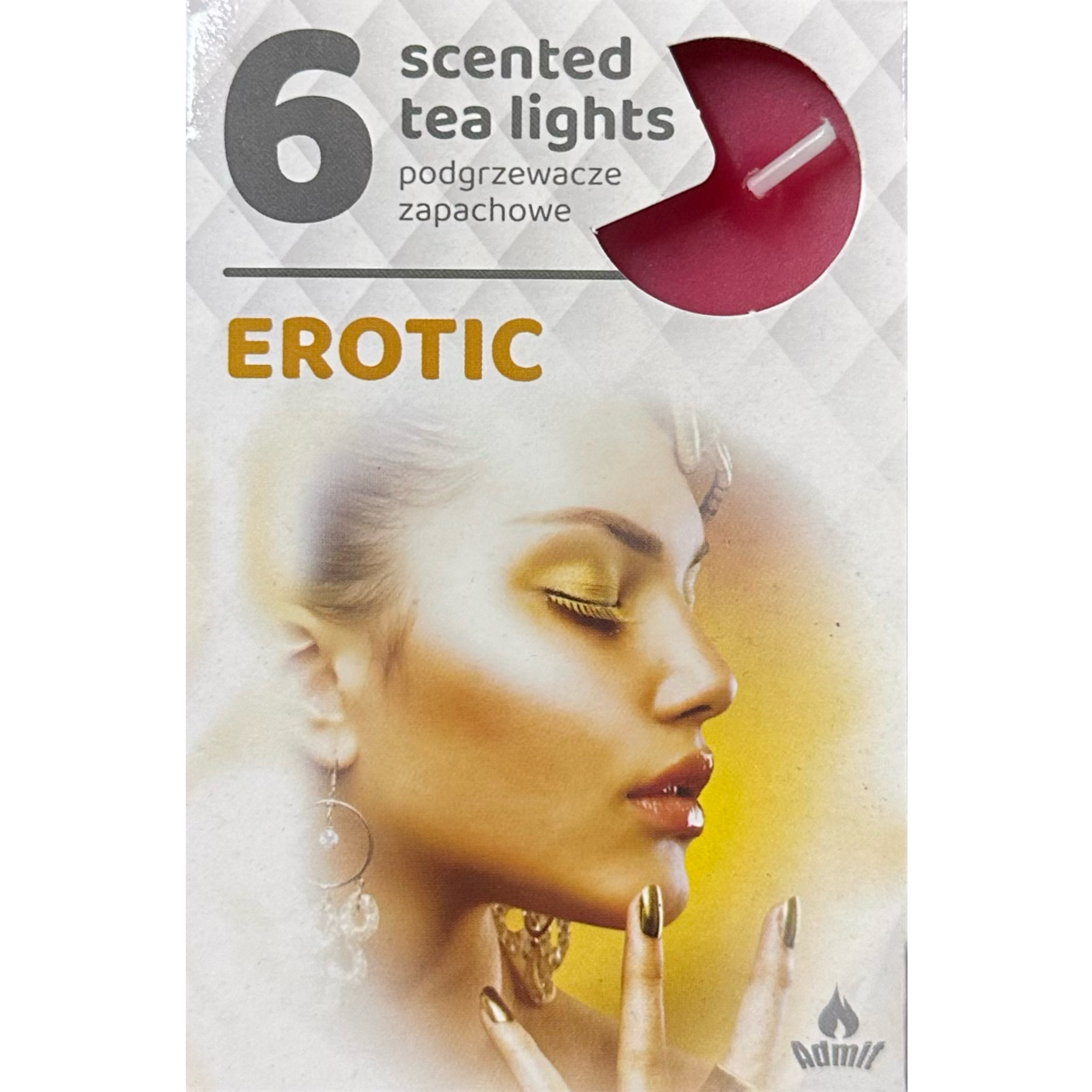 ADMIT 6 Tea Lights Erotic 80 g