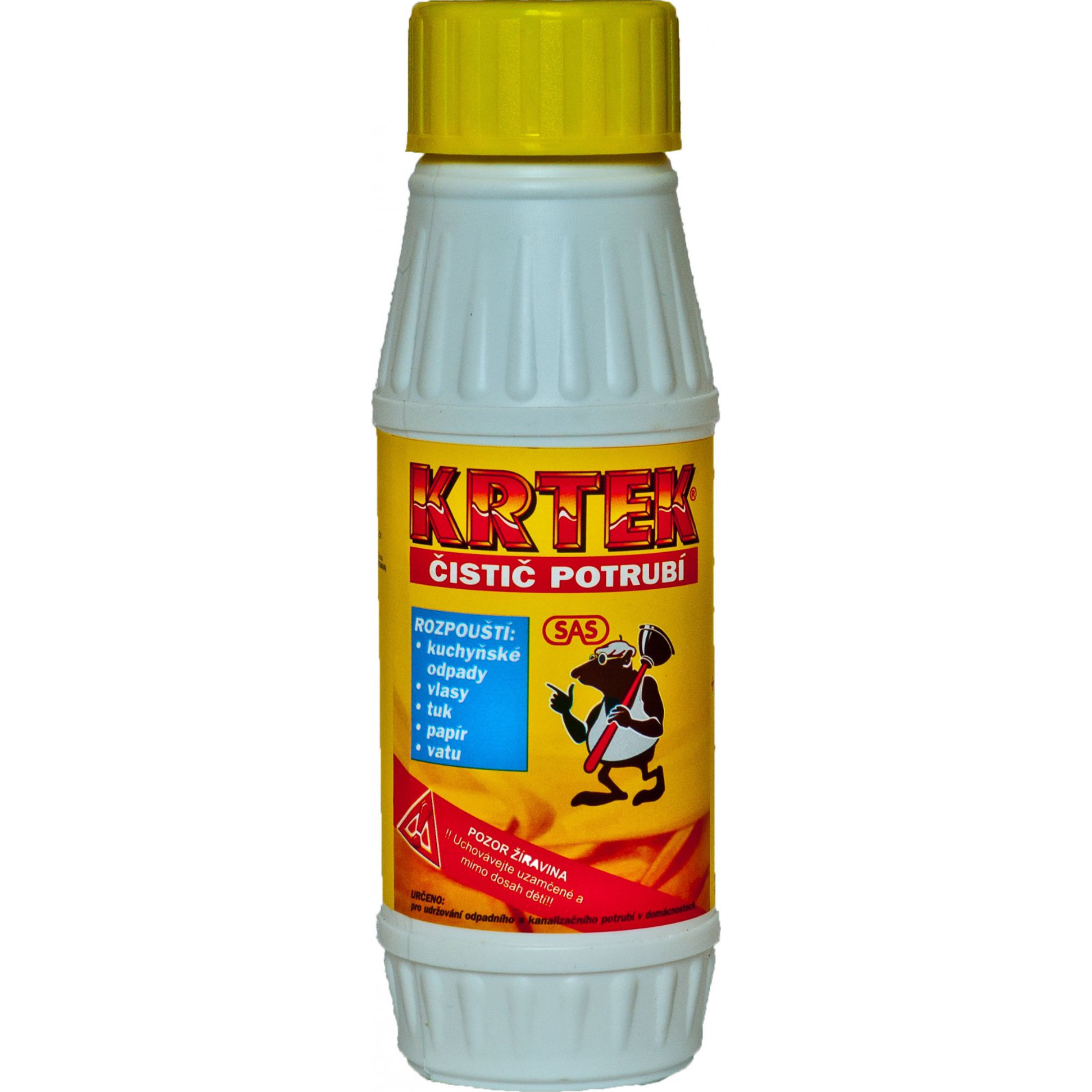 Krtek čistič odpadů a potrubí 450 g