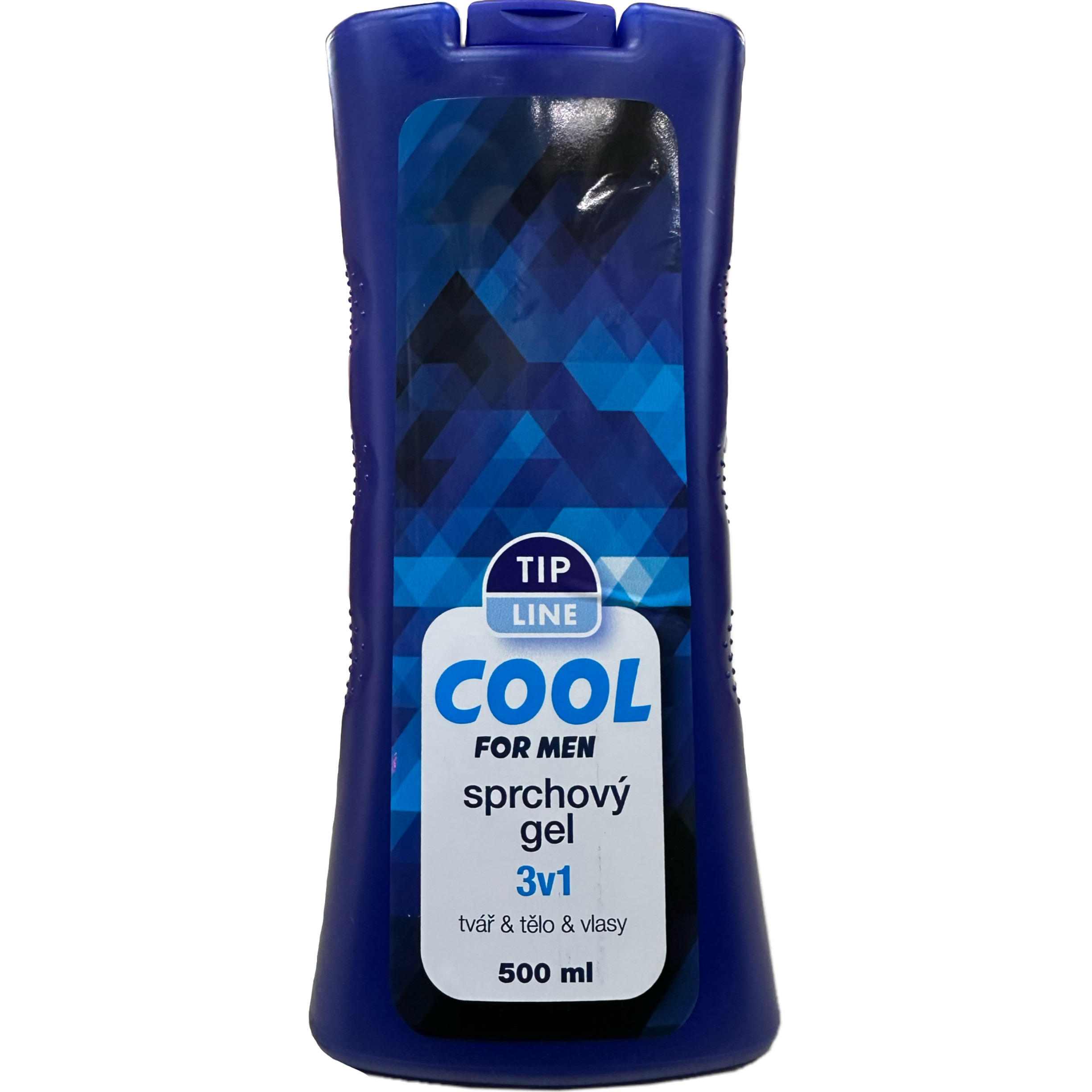 TIP Line Cool For Men Sprchový Gel Tvář& Tělo& Vlasy 500 ml