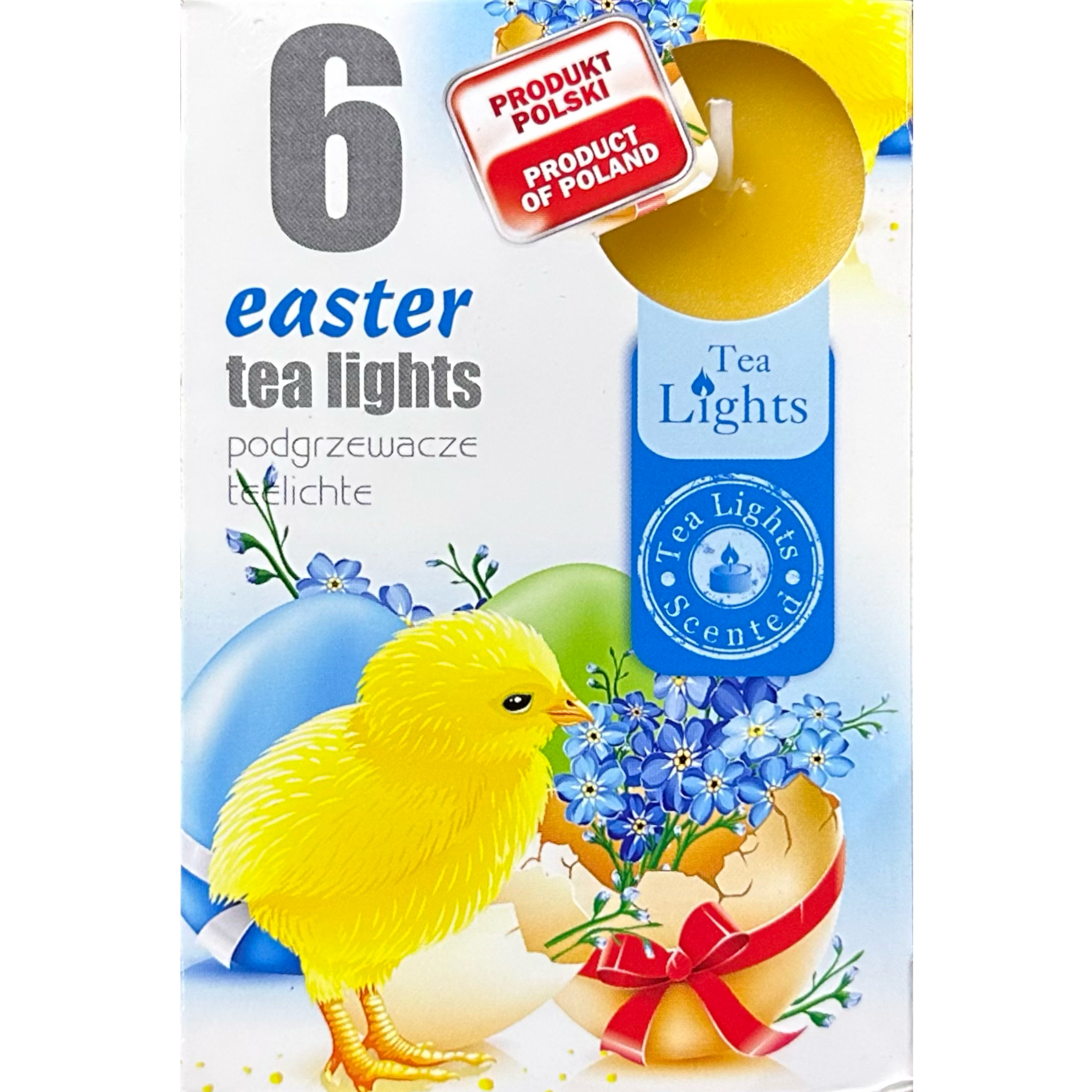ADMIT 6 Tea Lights Easter 80 g