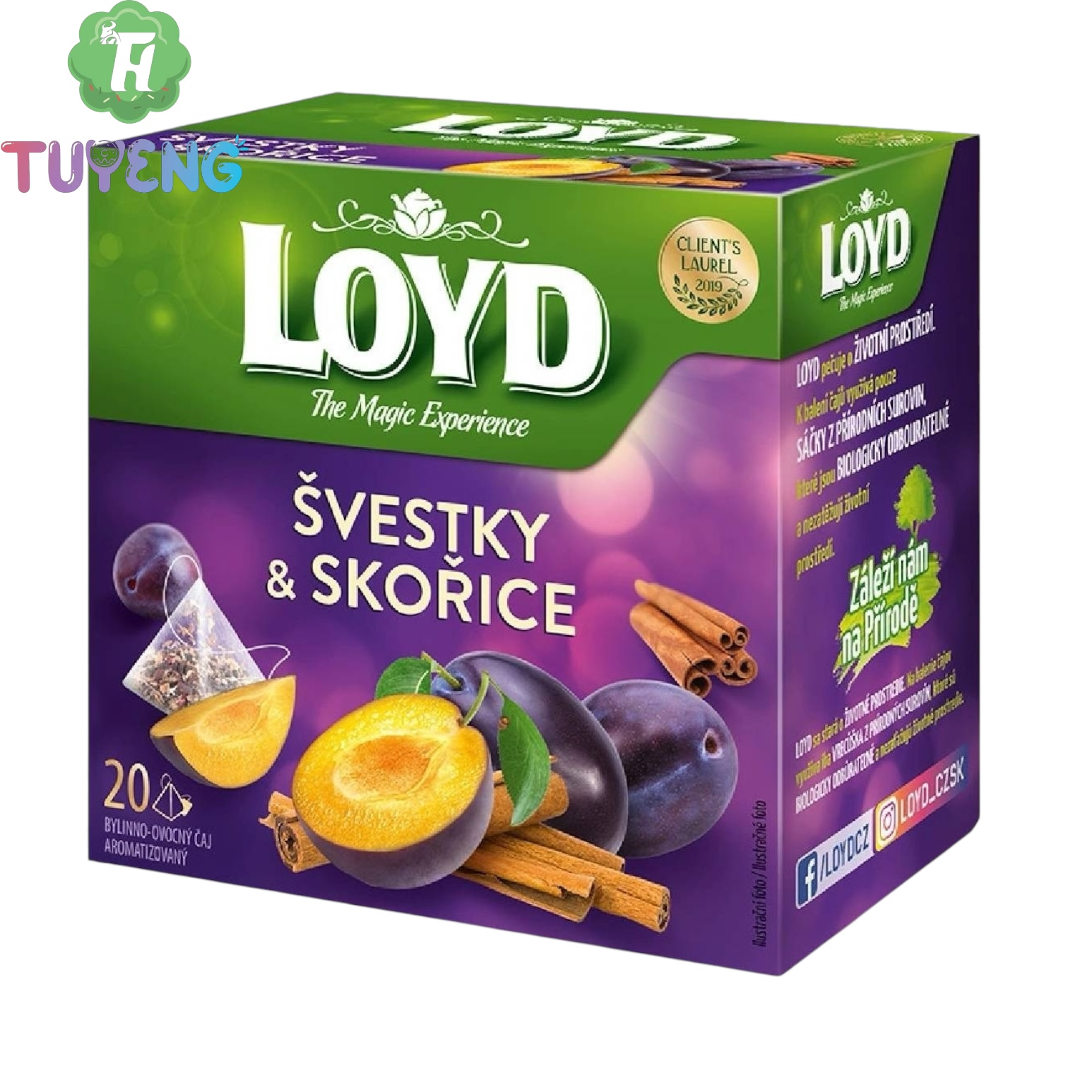 LOYD Švestky& Skorice 2 g