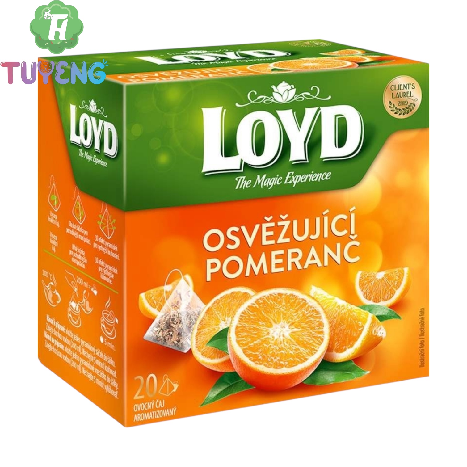 LOYD Osvěžující Pomeranč 2 g