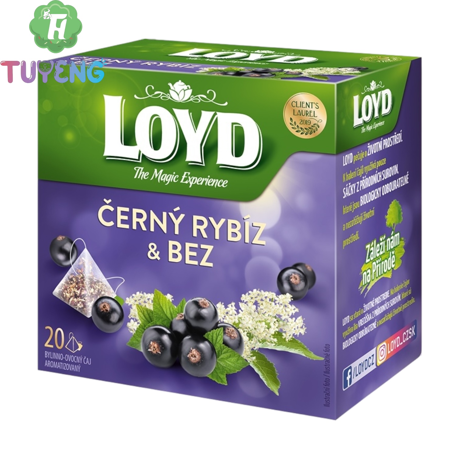 LOYD Černý Rybíz& Bez 2 g