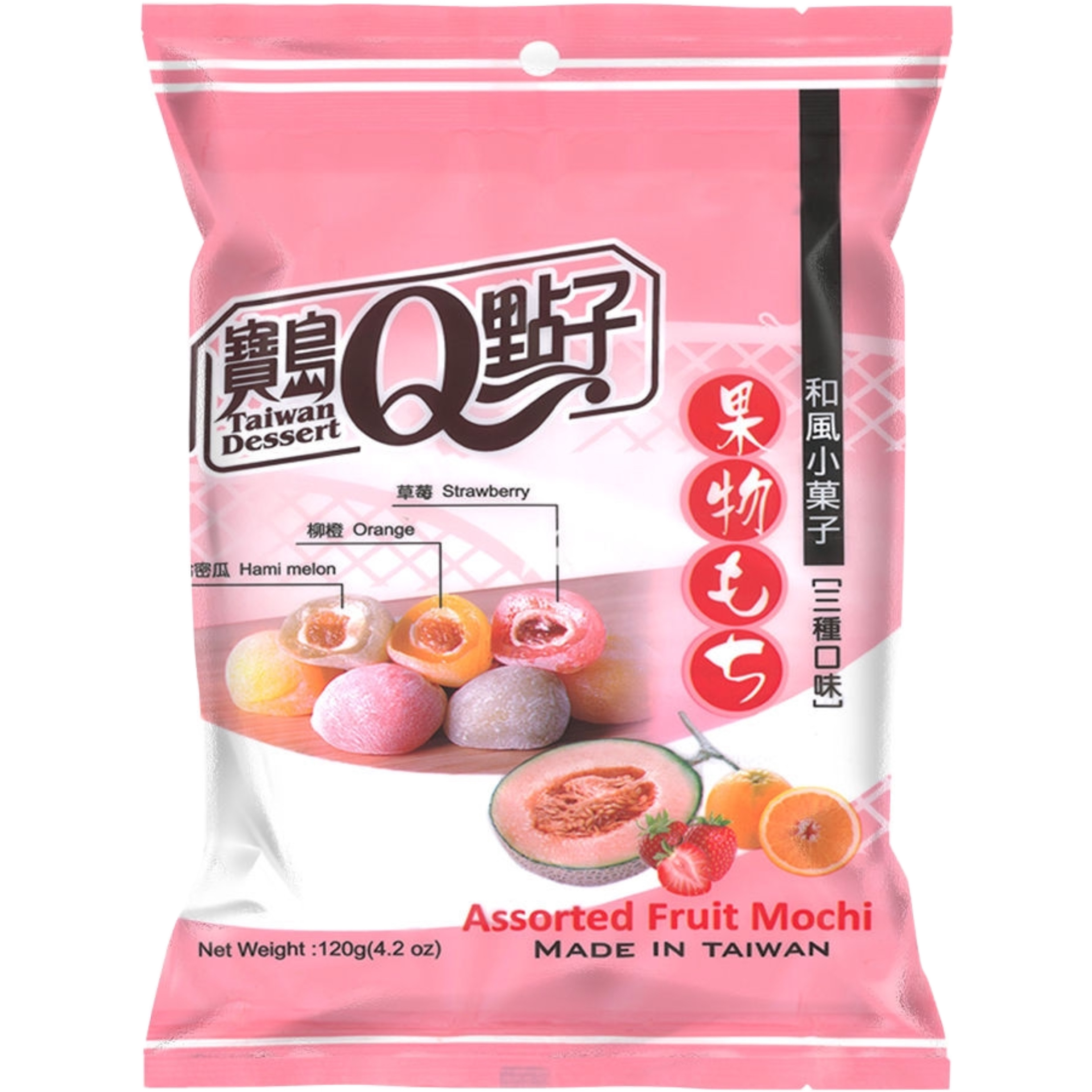 MOCHI Assorted Fruit 120 g