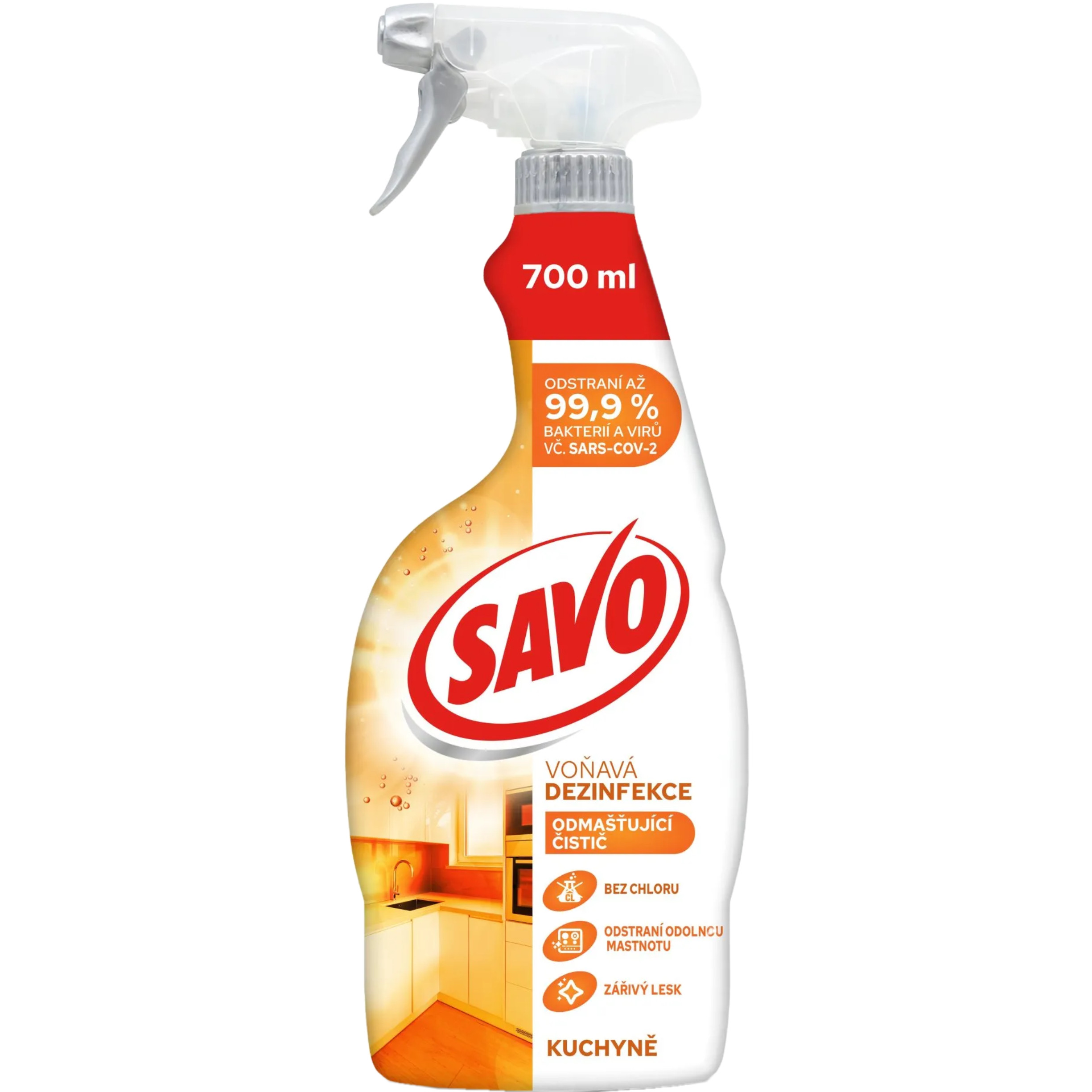 SAVO Dezinfekce& Čistič Kuchyň 700 ml