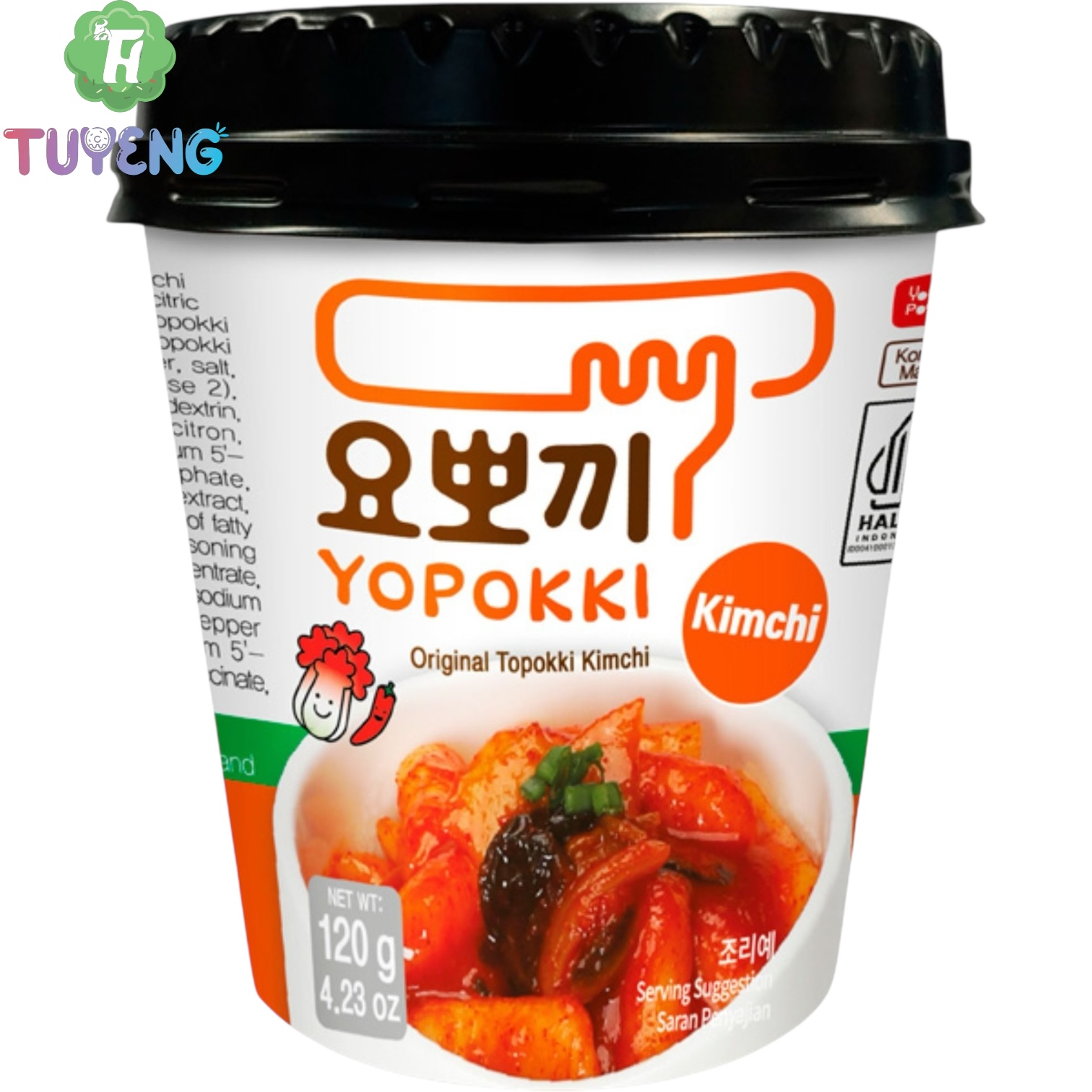 YOPOKKI Kim Chi Topokki Cup 30x120g - TuyenG