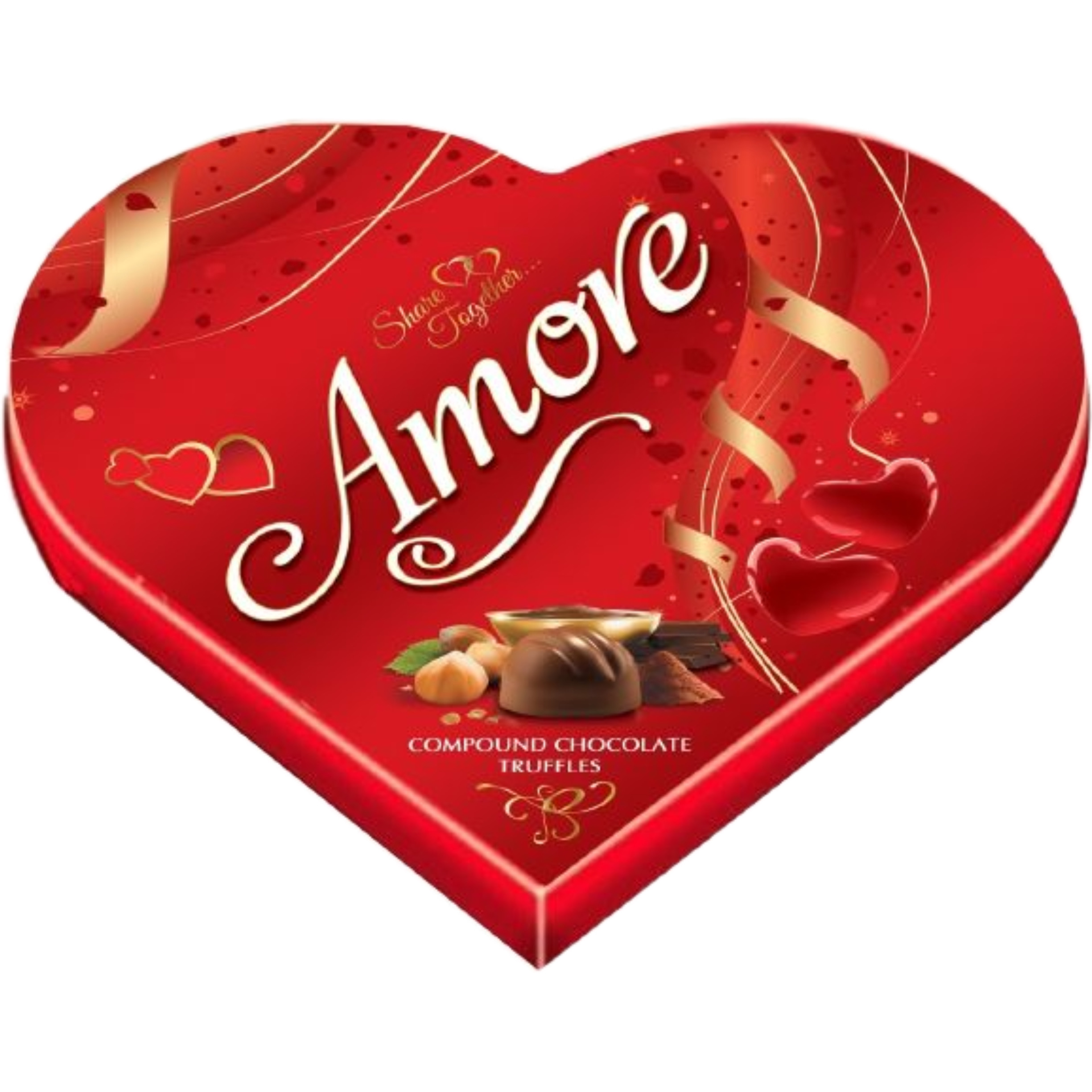 AMORE Compound Chocolate Truffles 100 g (Red)