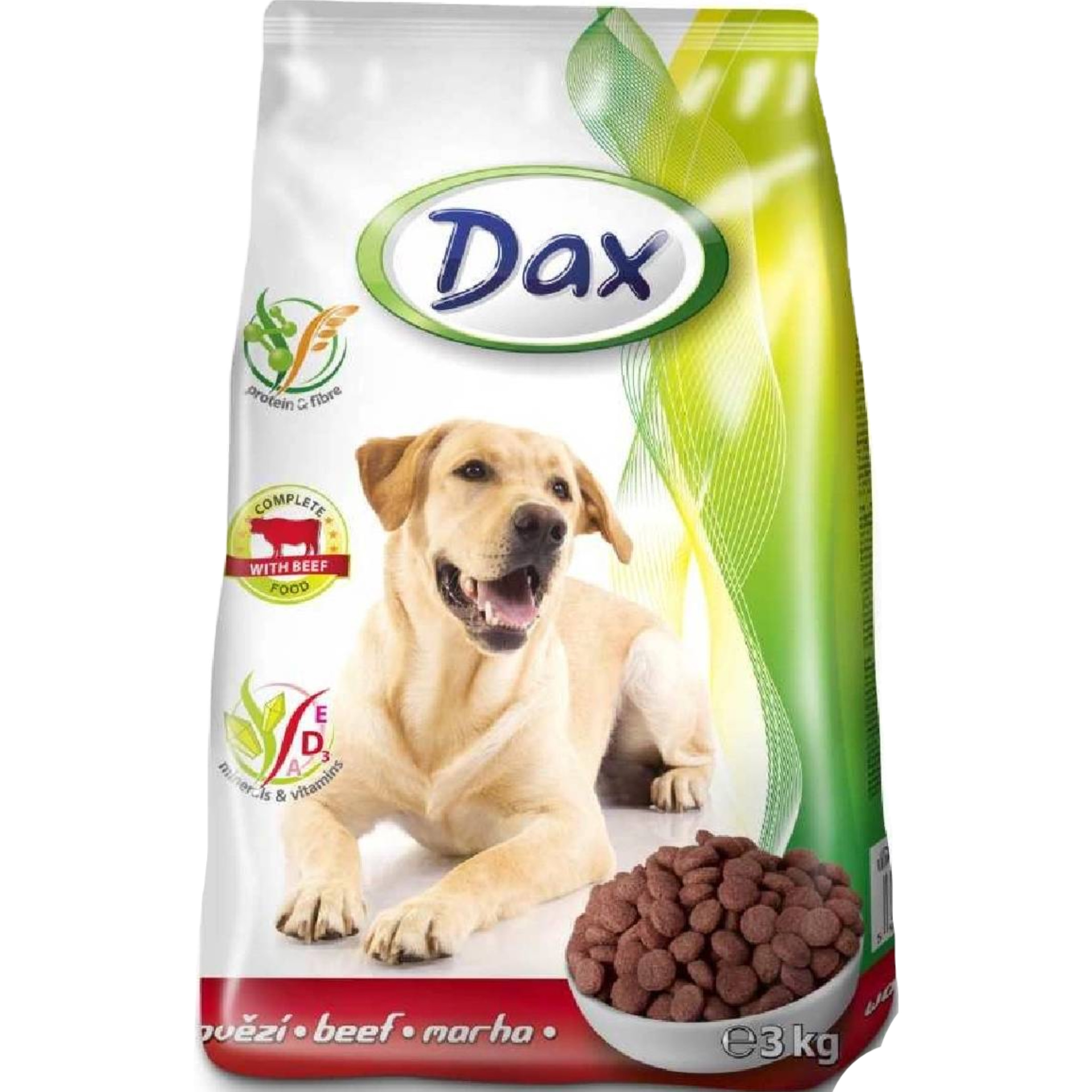 DAX 3 kg Granule Pes Hovězí