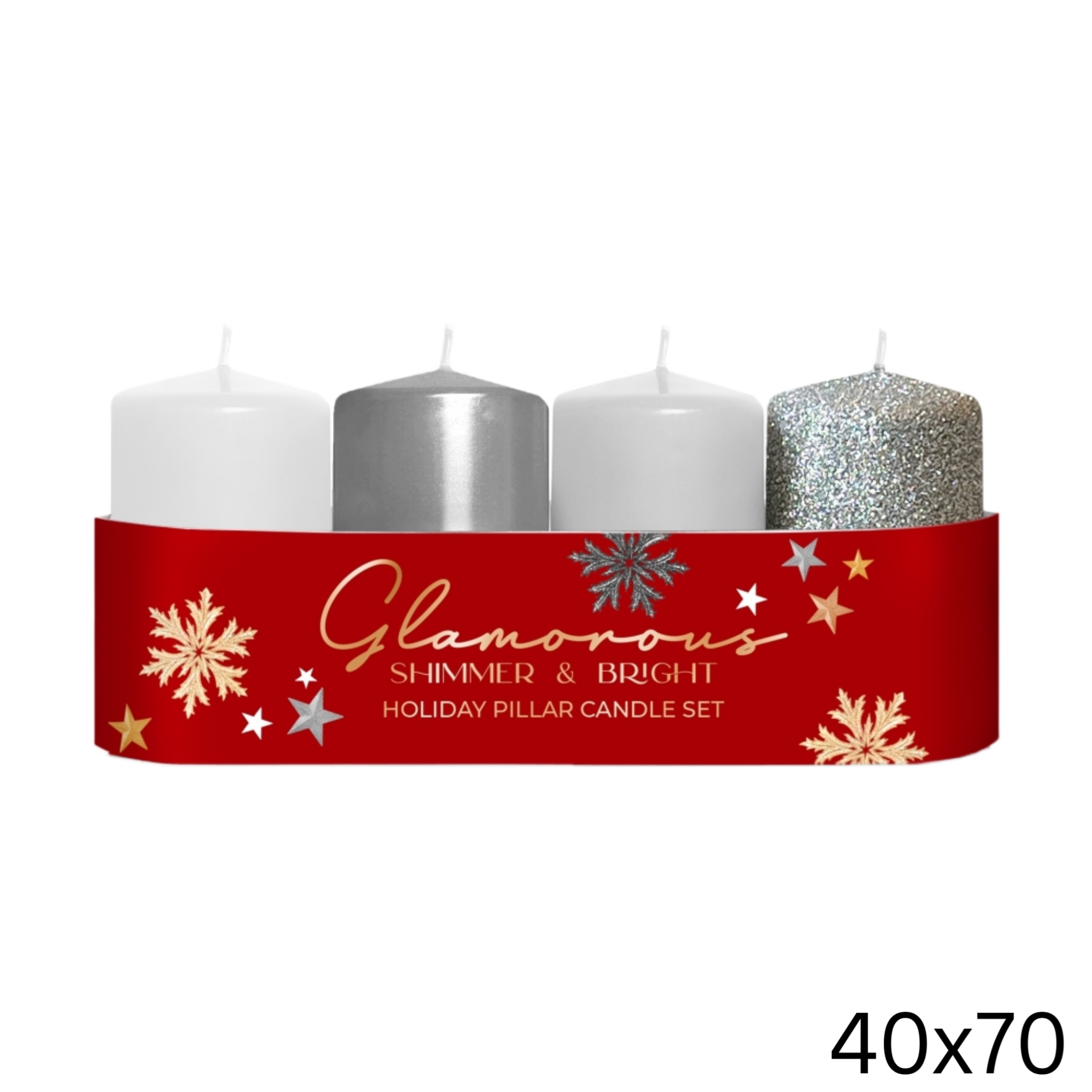 BARTEK Advent 40×70 Stříbrný Mix 250 g