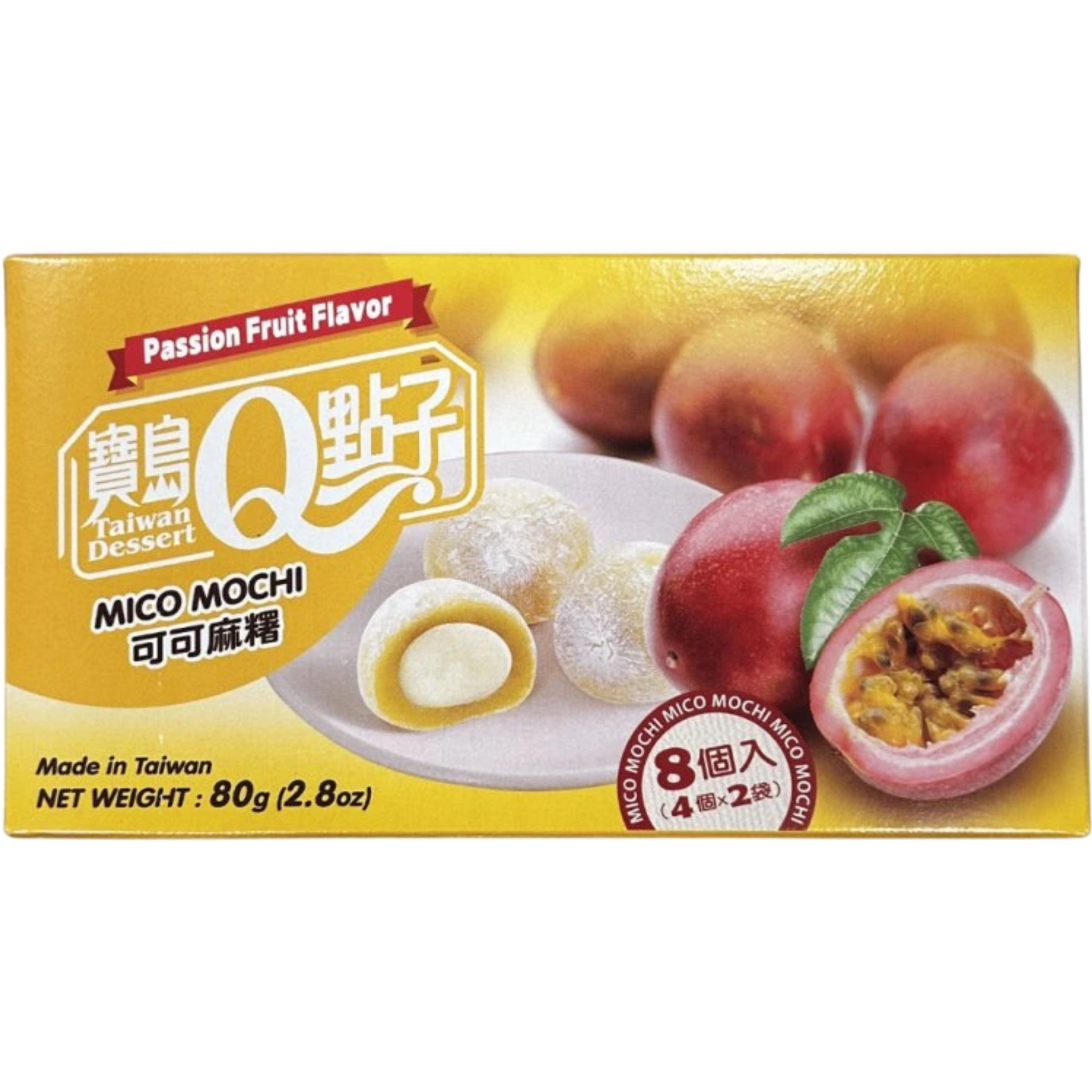 MOCHI Mico Passion Fruit Flavor 80 g