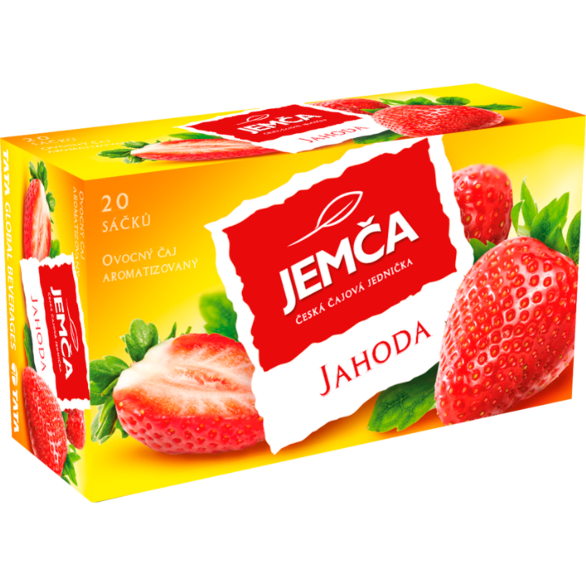 JEMČA Ovocný Čaj Jahoda 20×2 g