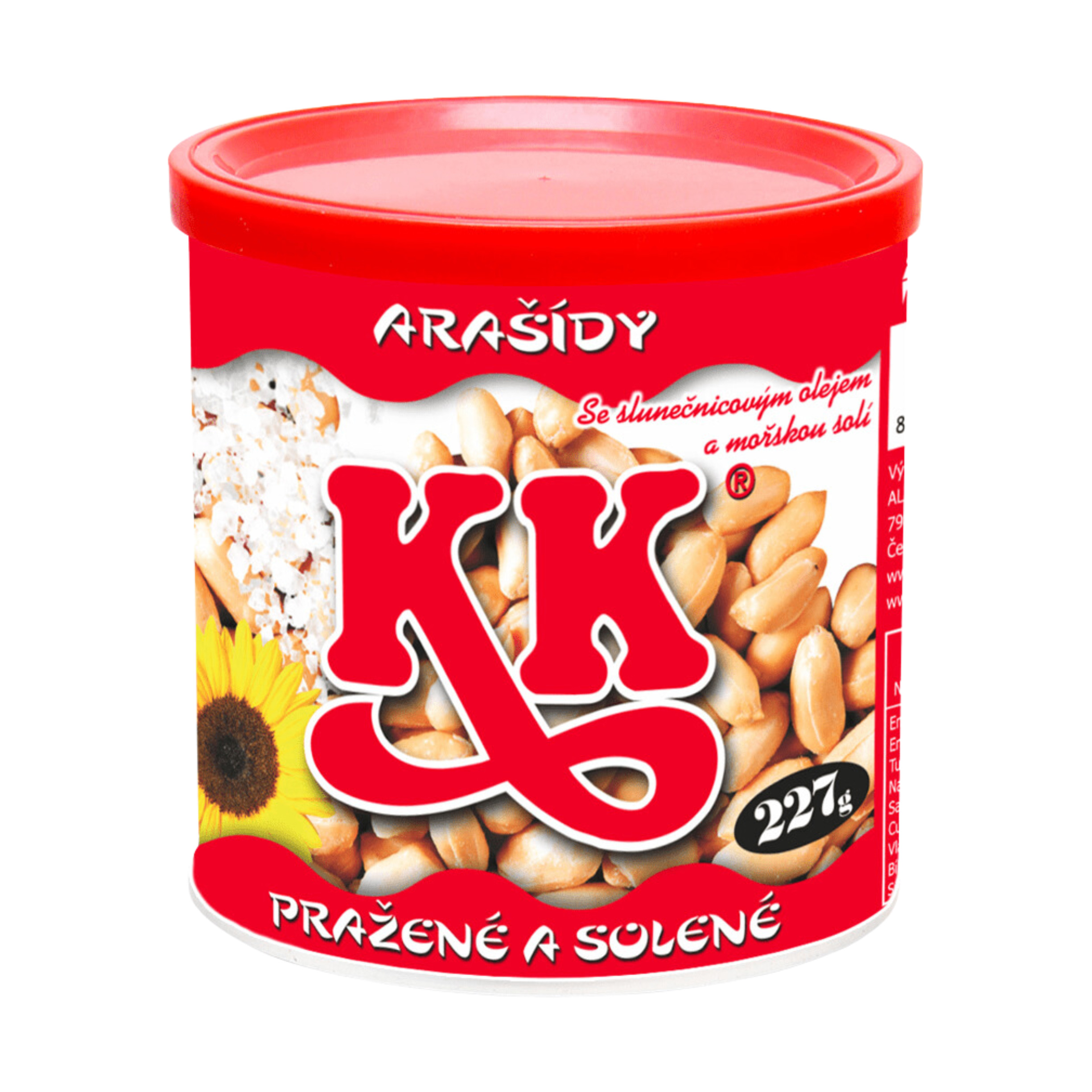 K&K Pražené arašídy solené 227 g