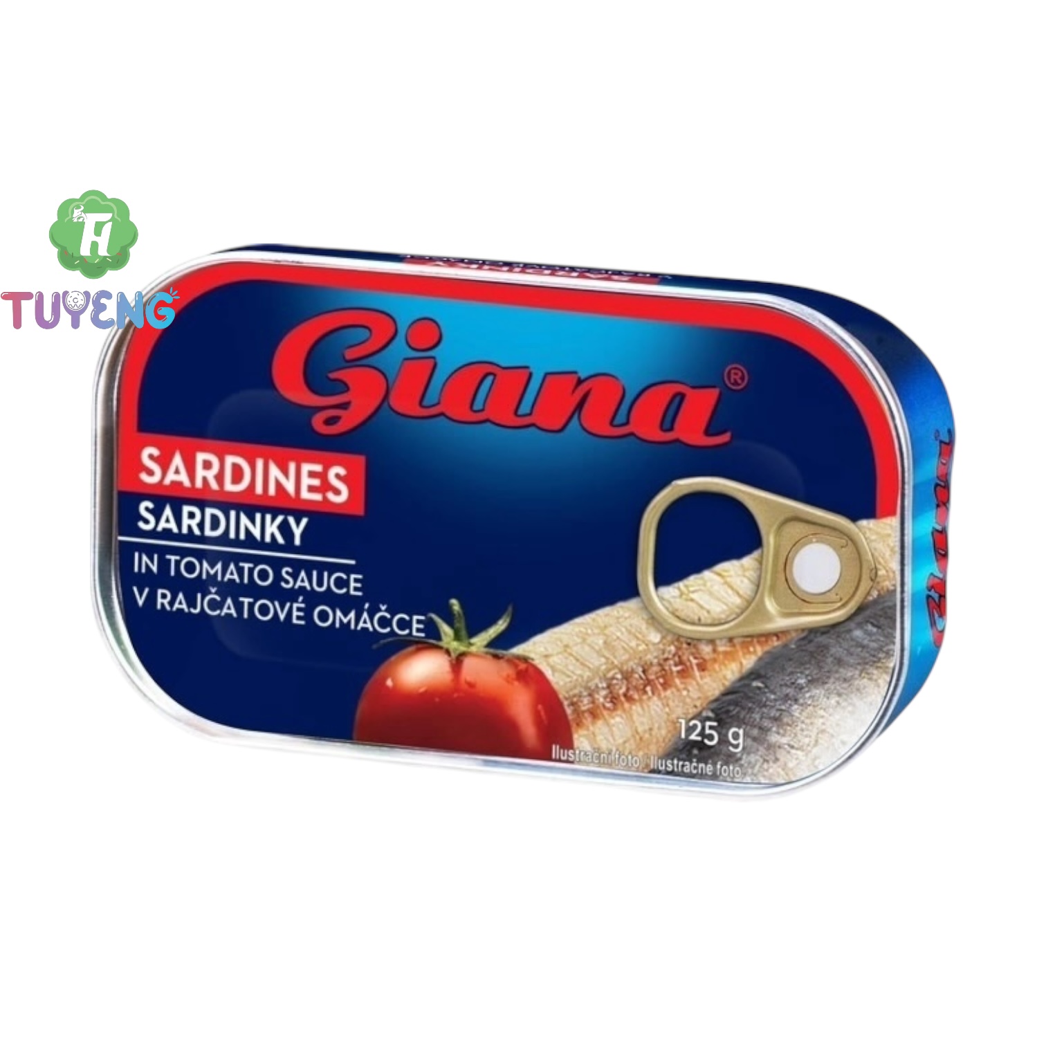 GIANA Sardinky V Rajčatové Omáčce 125 g