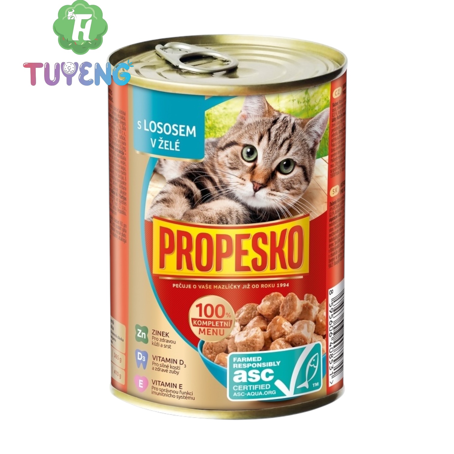 PROPESKO 415 g Kousky Kočka S Lososem V Želé