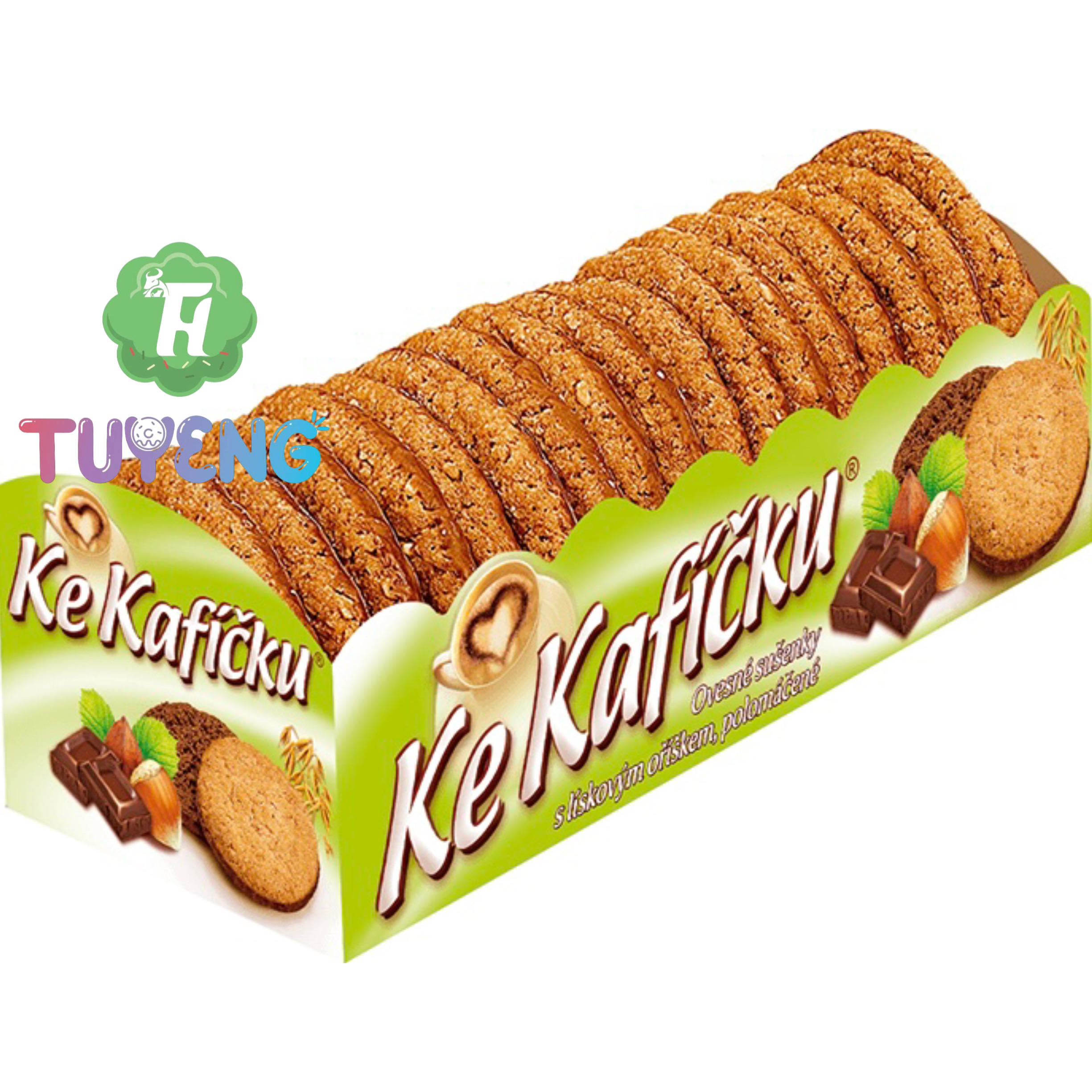 KEKÁFÍČKU Ovesné Sušenky S Lískovým Oříškem, Polomáčené 220 g