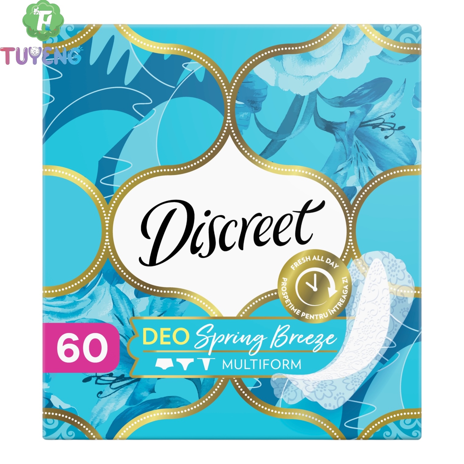 DISCREET Slipove Vlozky DEO Spring Breeze