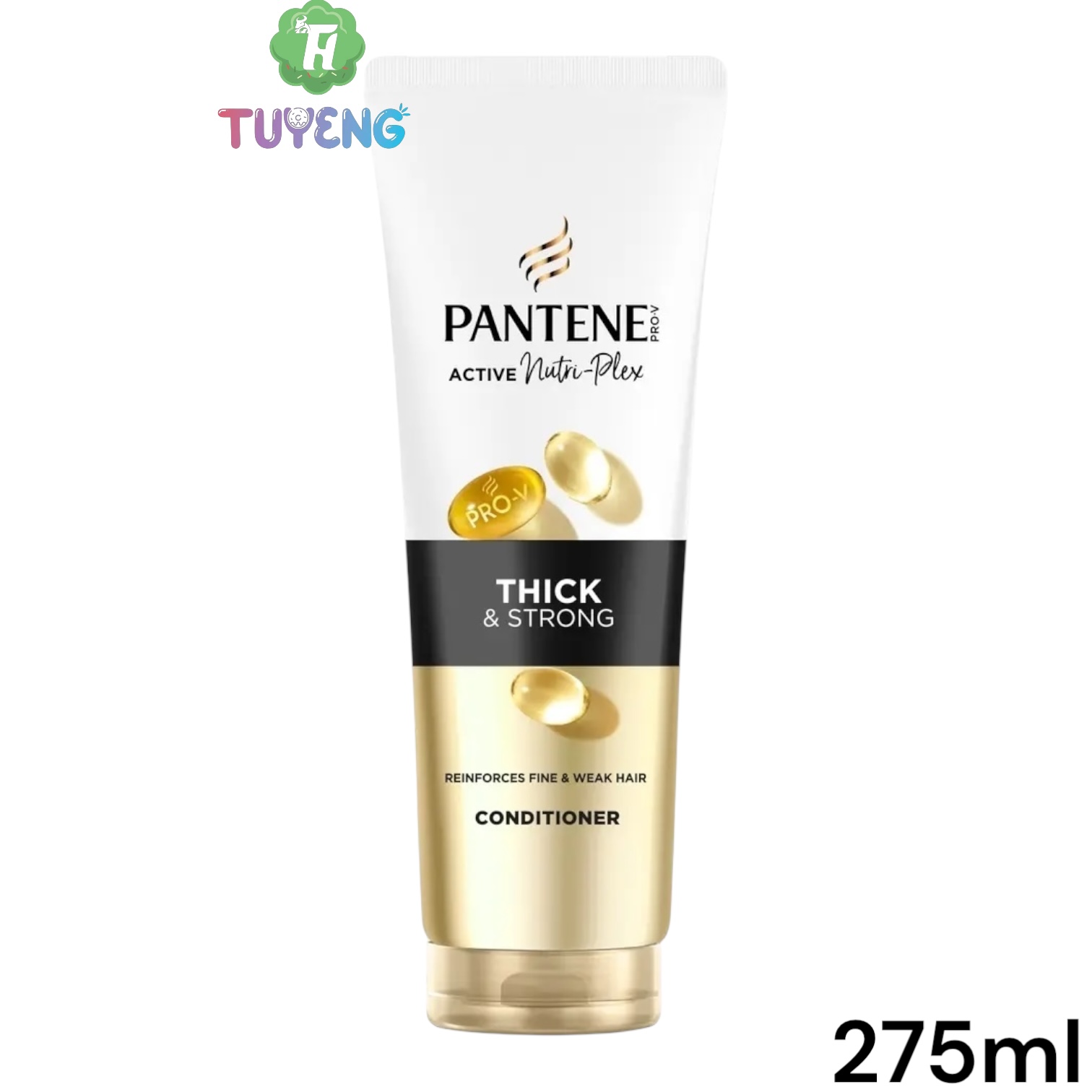 Pantene Pro-V Thick & Strong Kondicionér pro Jemné a Slabé Vlasy. Active Nutri-Plex 275 ml