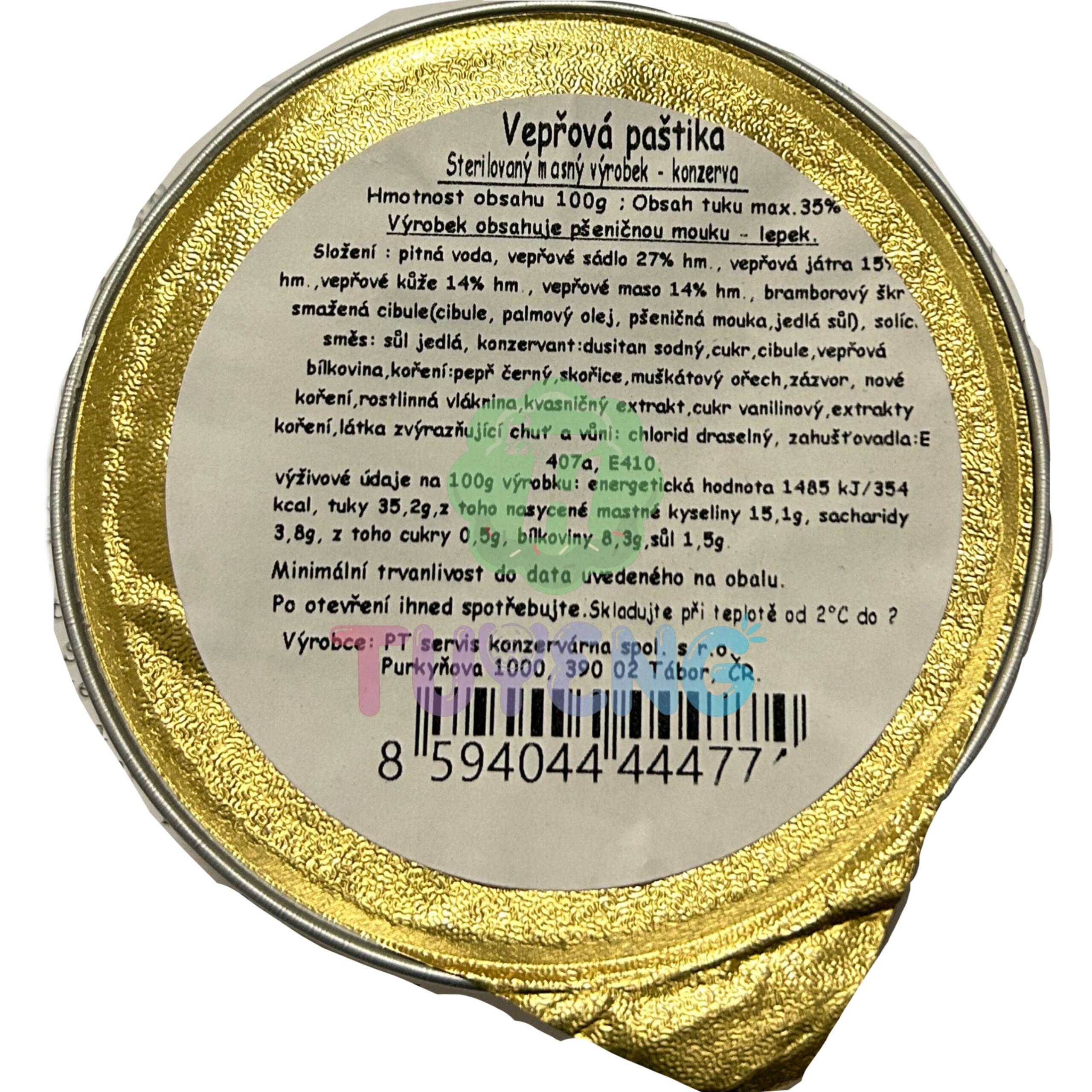 Vepřové Paštika 20x+100 g