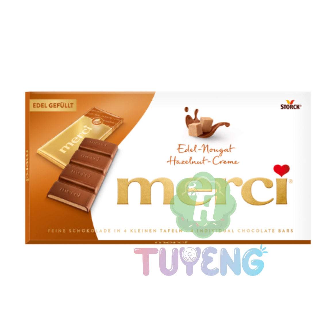 MERCI Edel Nougat Hazelnut-Creme 112 g