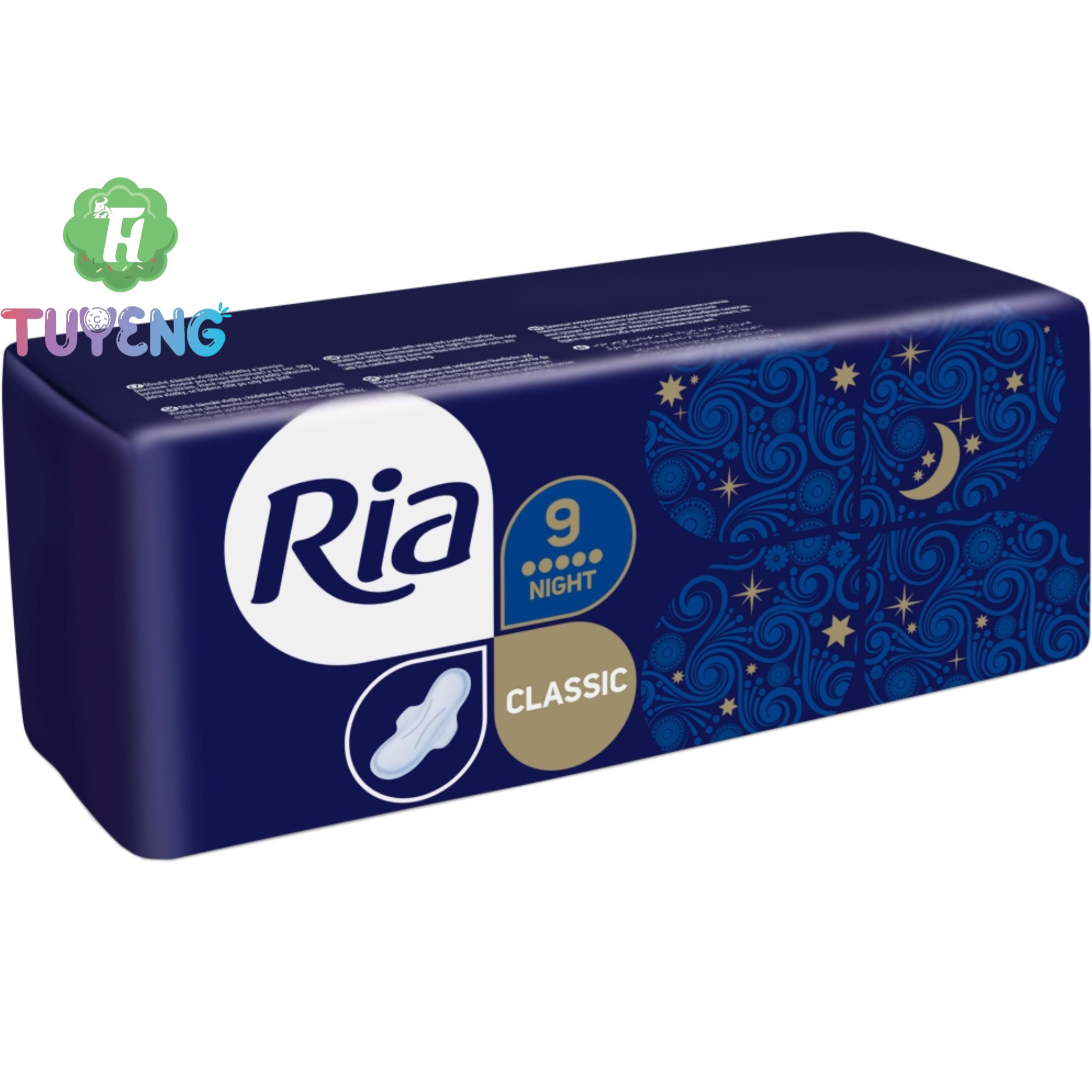 Ria Classic Night dlouhé s křidélky 9 ks