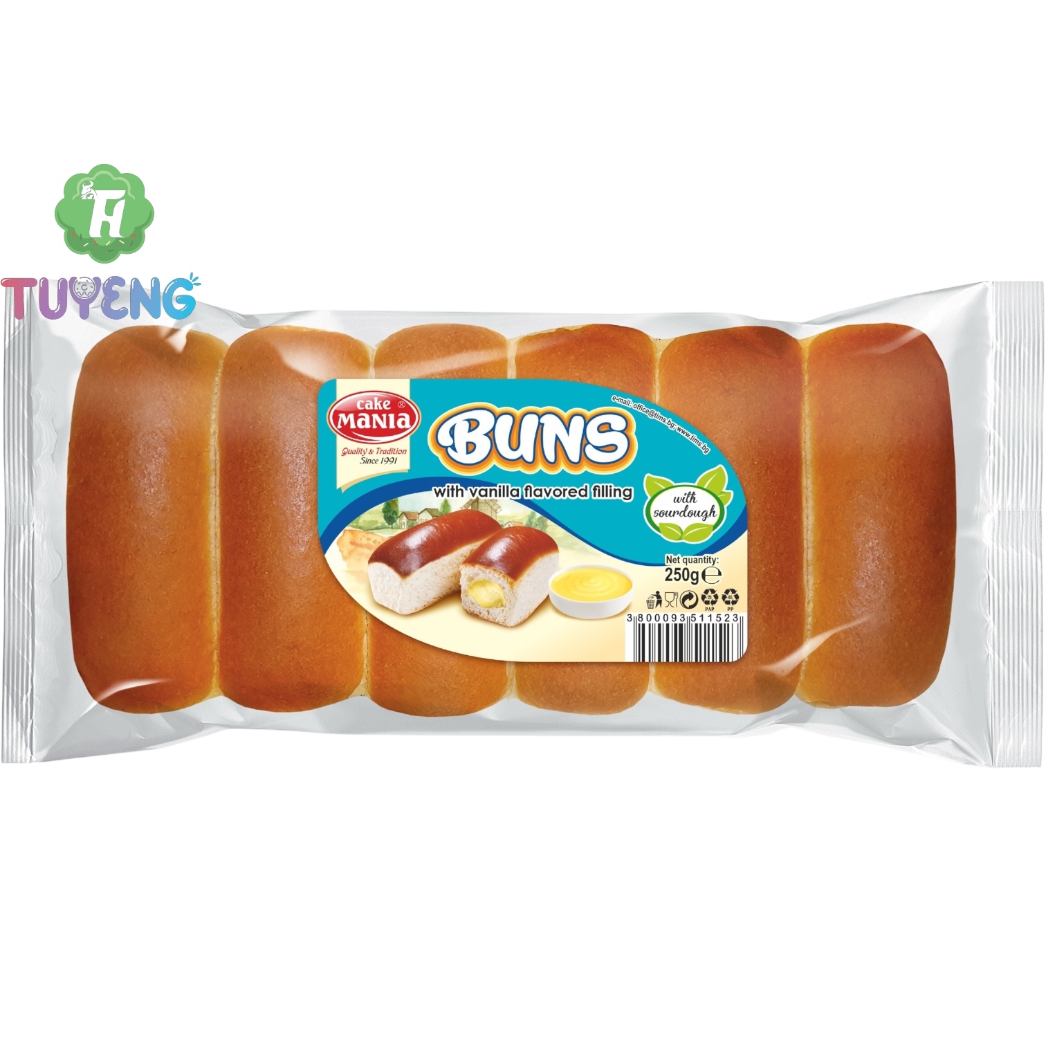 MANIA Buns With Vanilla 250 g
