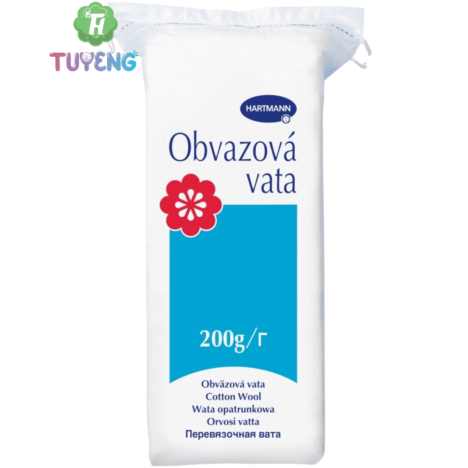 HARTMANN Obvazová Vata 200 g