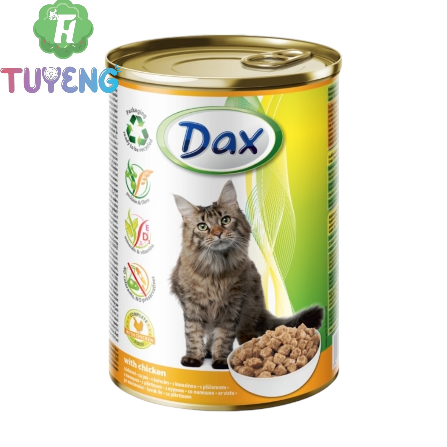 Dax 415 g Kousky Kočka Kuřecí