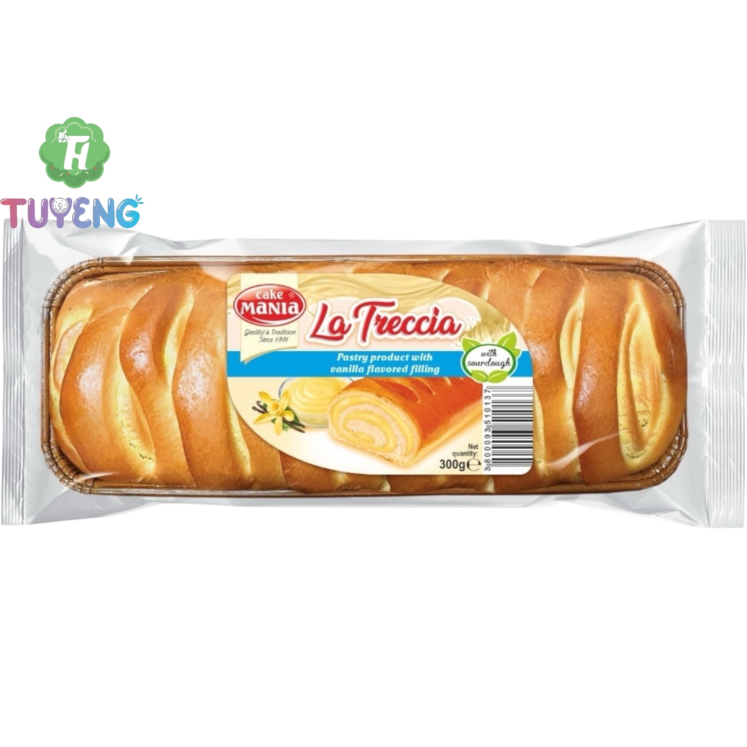 MANIA La Treccia Vanilla 300 g buns