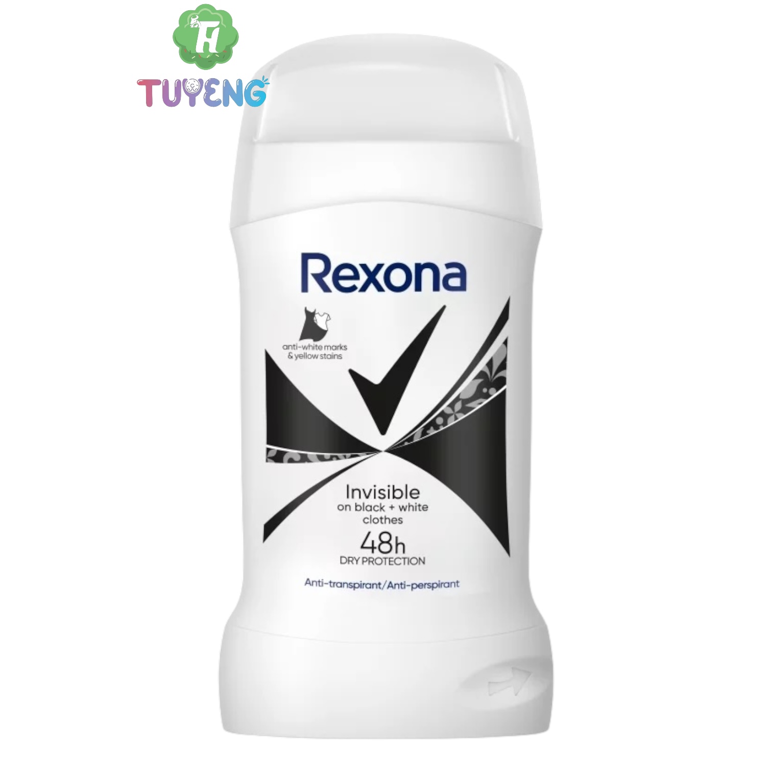 REXONA Tuhý Invisible On Black+White Clothes 48h 50 ml