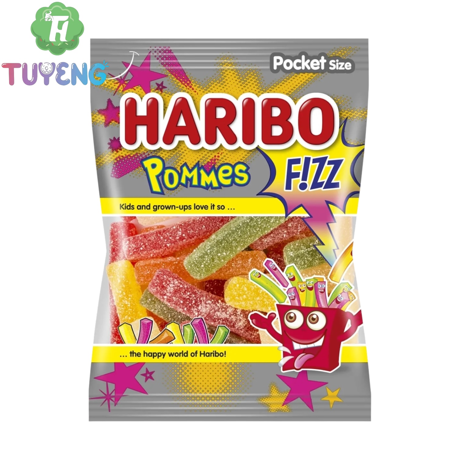 HARIBO Pommes fizz 80 g