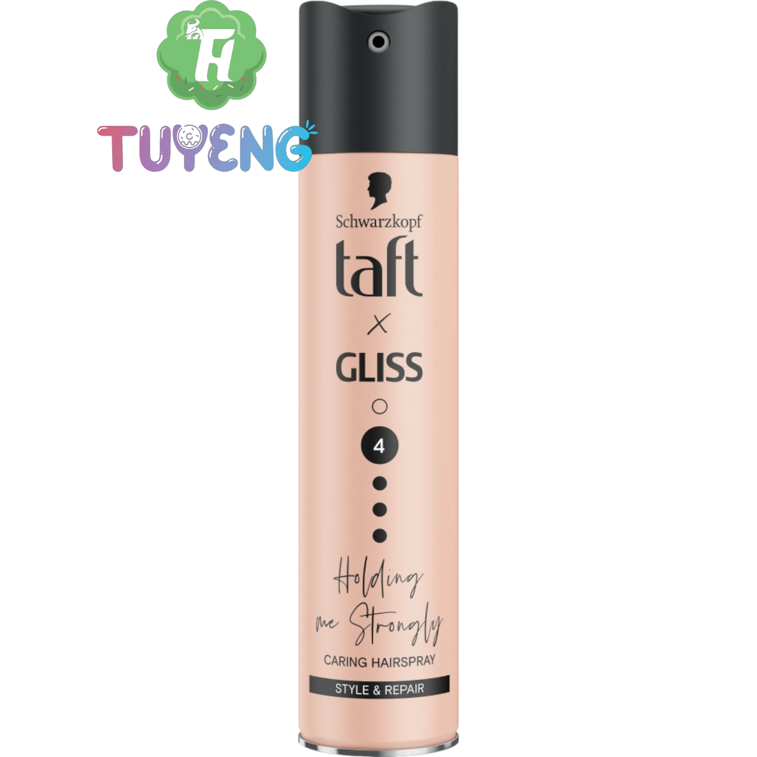 TAFT x Gliss Caring Hairspray Holding Me Strongly 4 250 ml
