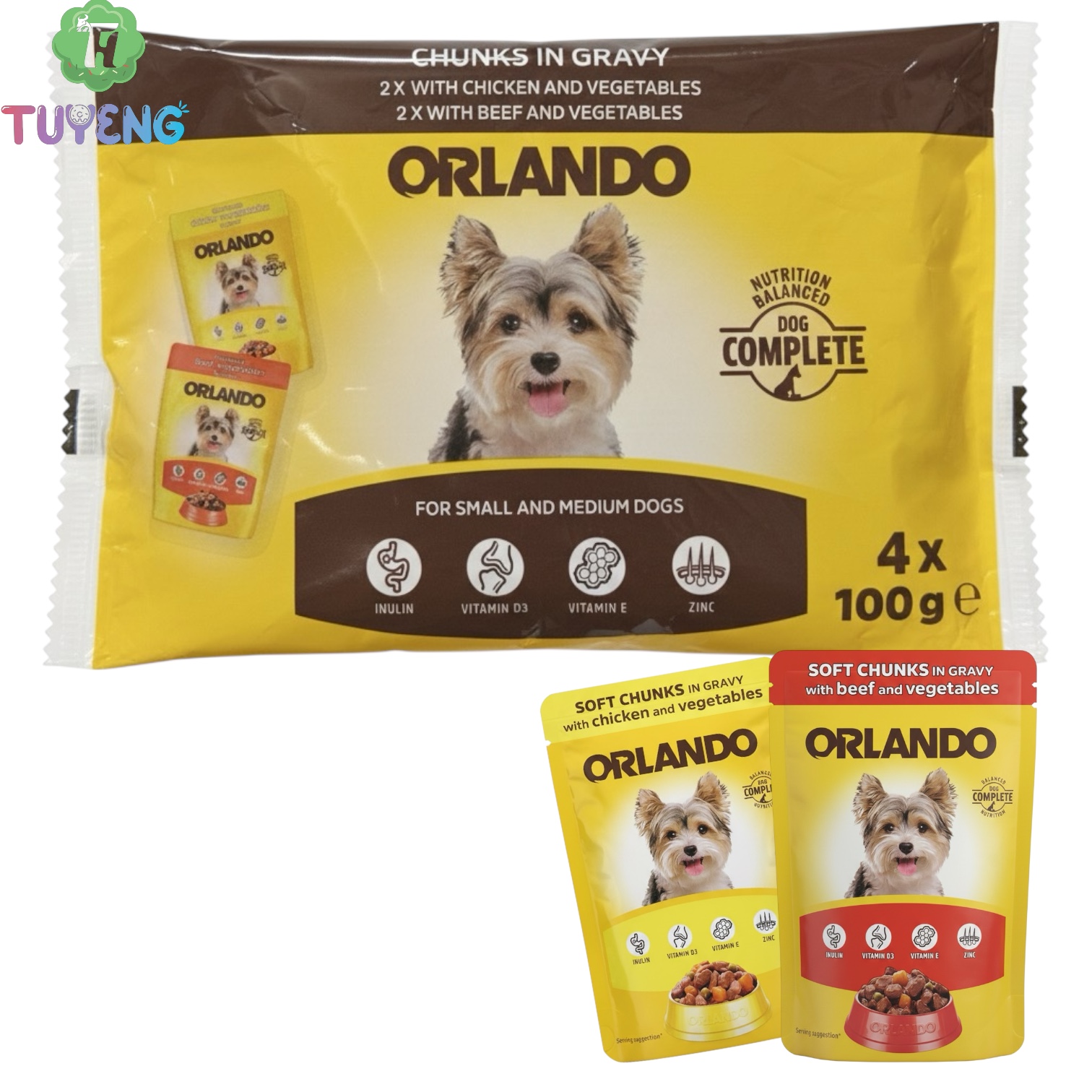 ORLANDO Chunks In Gravy Chichken, Beef 100 g