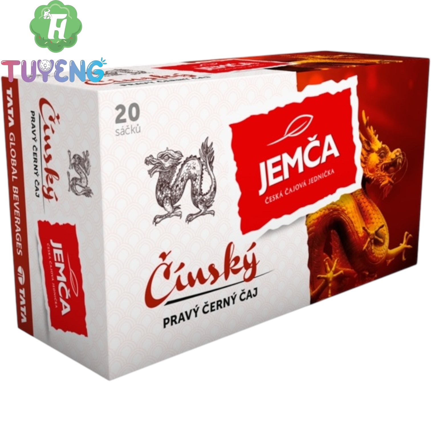 JEMČA Pravý Černý Čaj Čínský 20×1,5 g