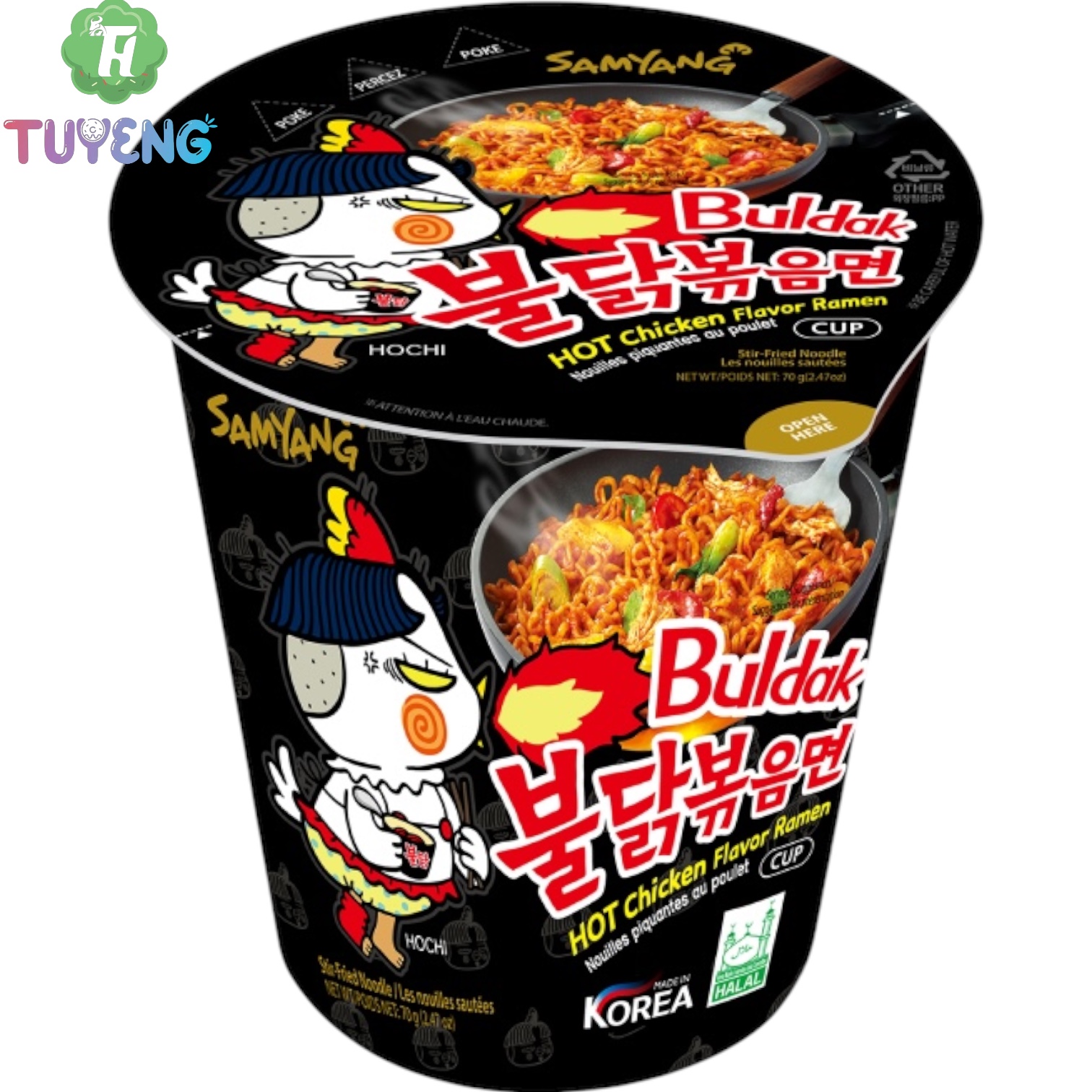 SAMYANG Cup Buldak Hot Chicken Flavor Ramen 70 g