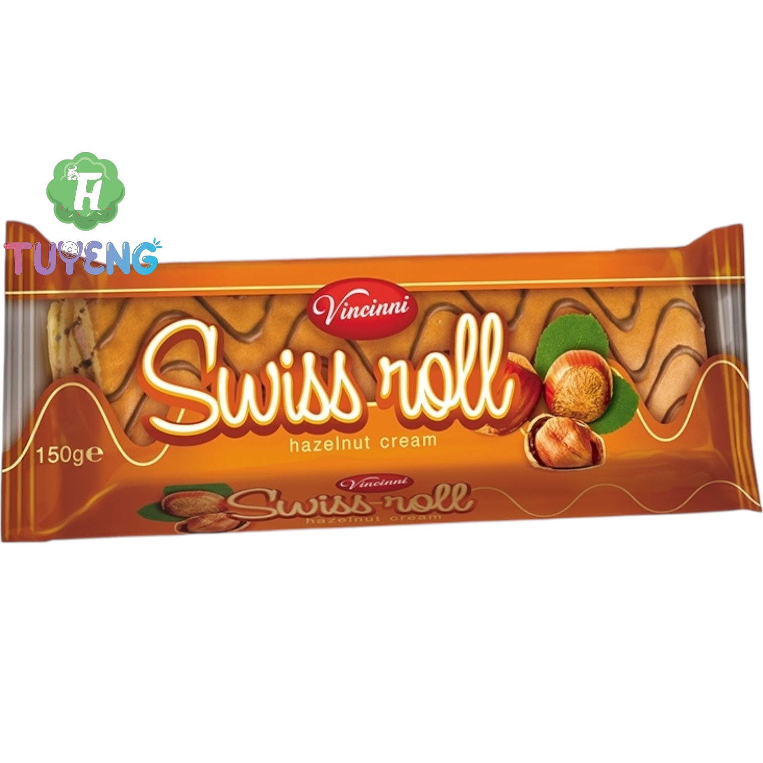 VINCINNI Swiss Roll Hazelnut 150 g