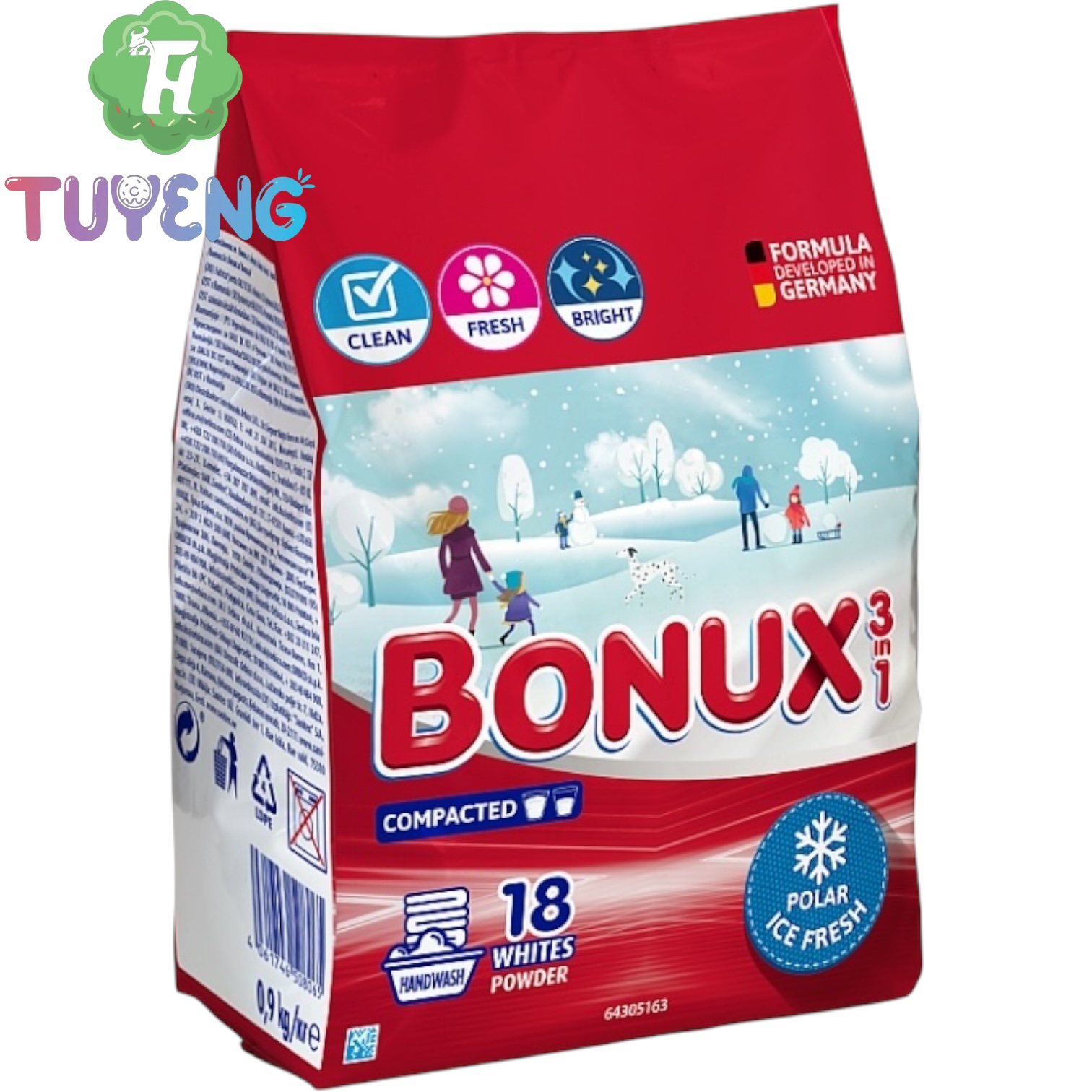 BONUX 3in1 18 Polar Ice Fresh 12×1,17 kg